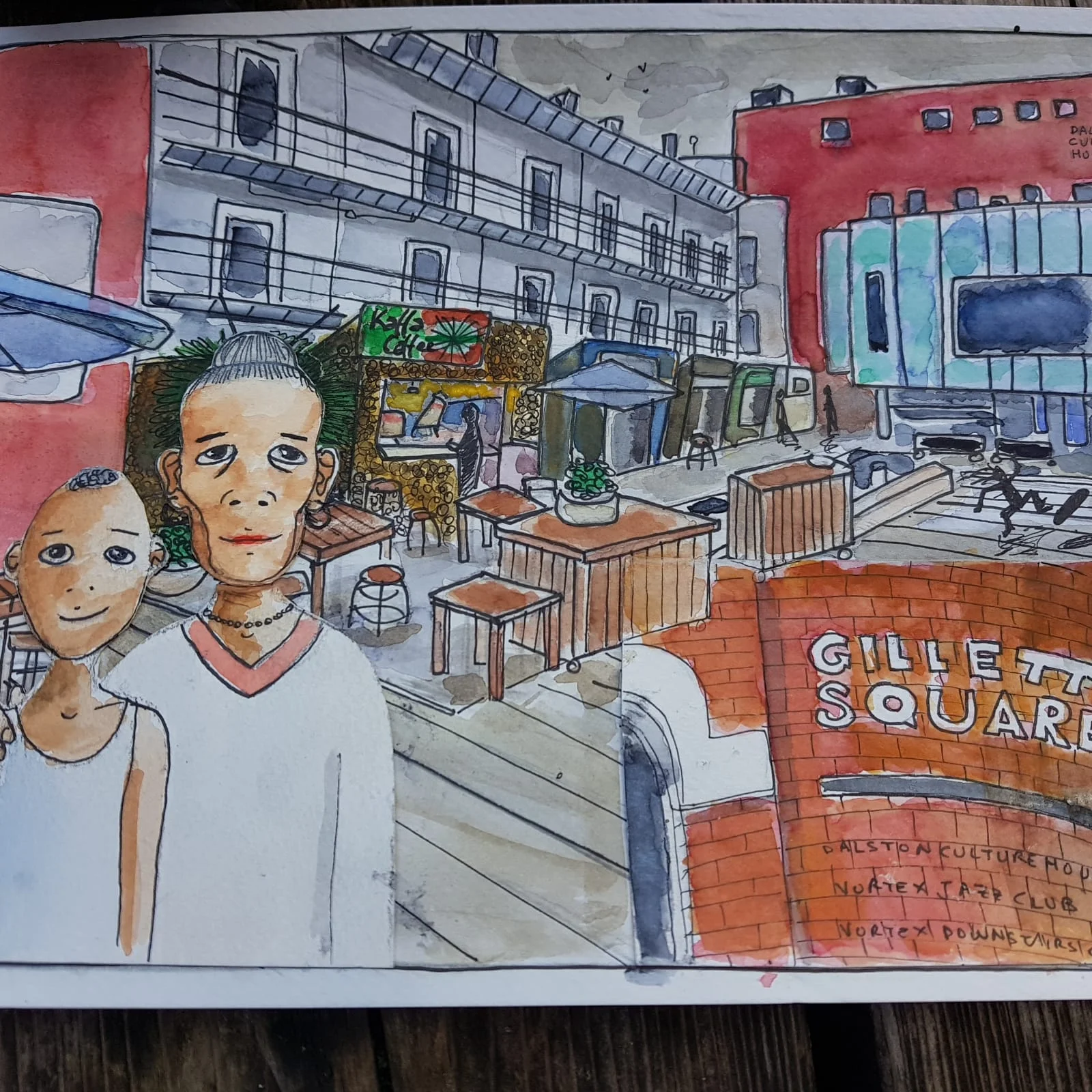 Lovely drawing of Markos &amp; Almaz