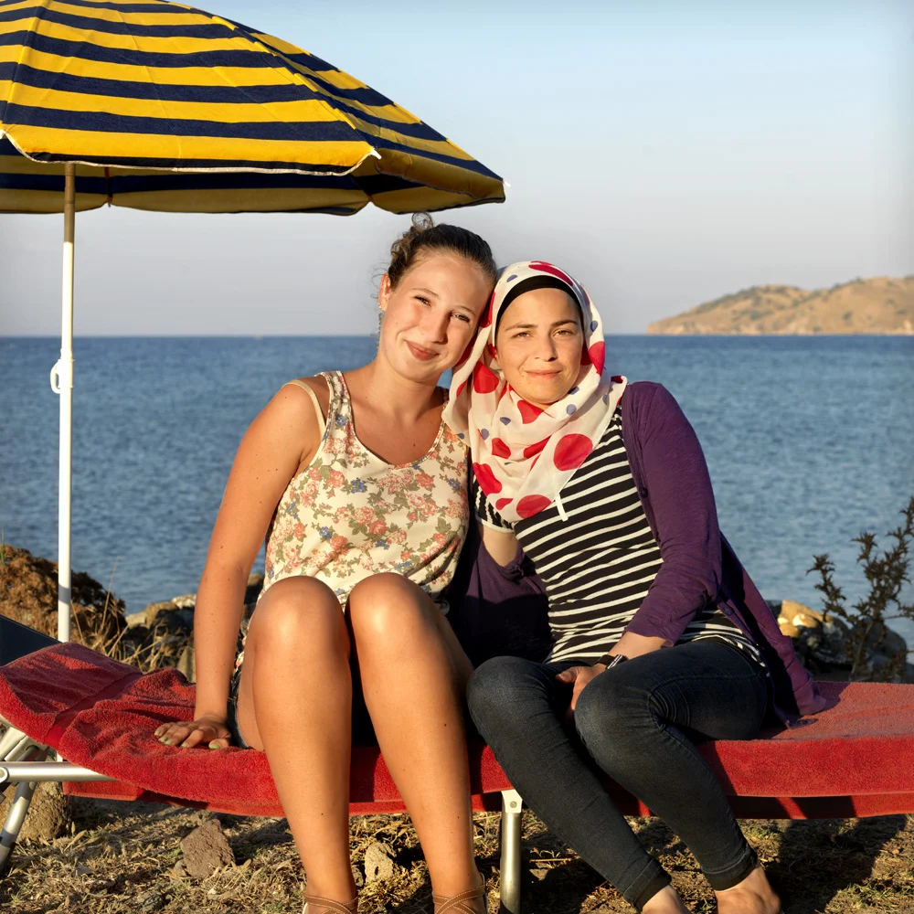 Brivan (24), archaeologist from Aleppo, Syria Annemarijn (14), Student Secondary school from Weert, The Netherlands.