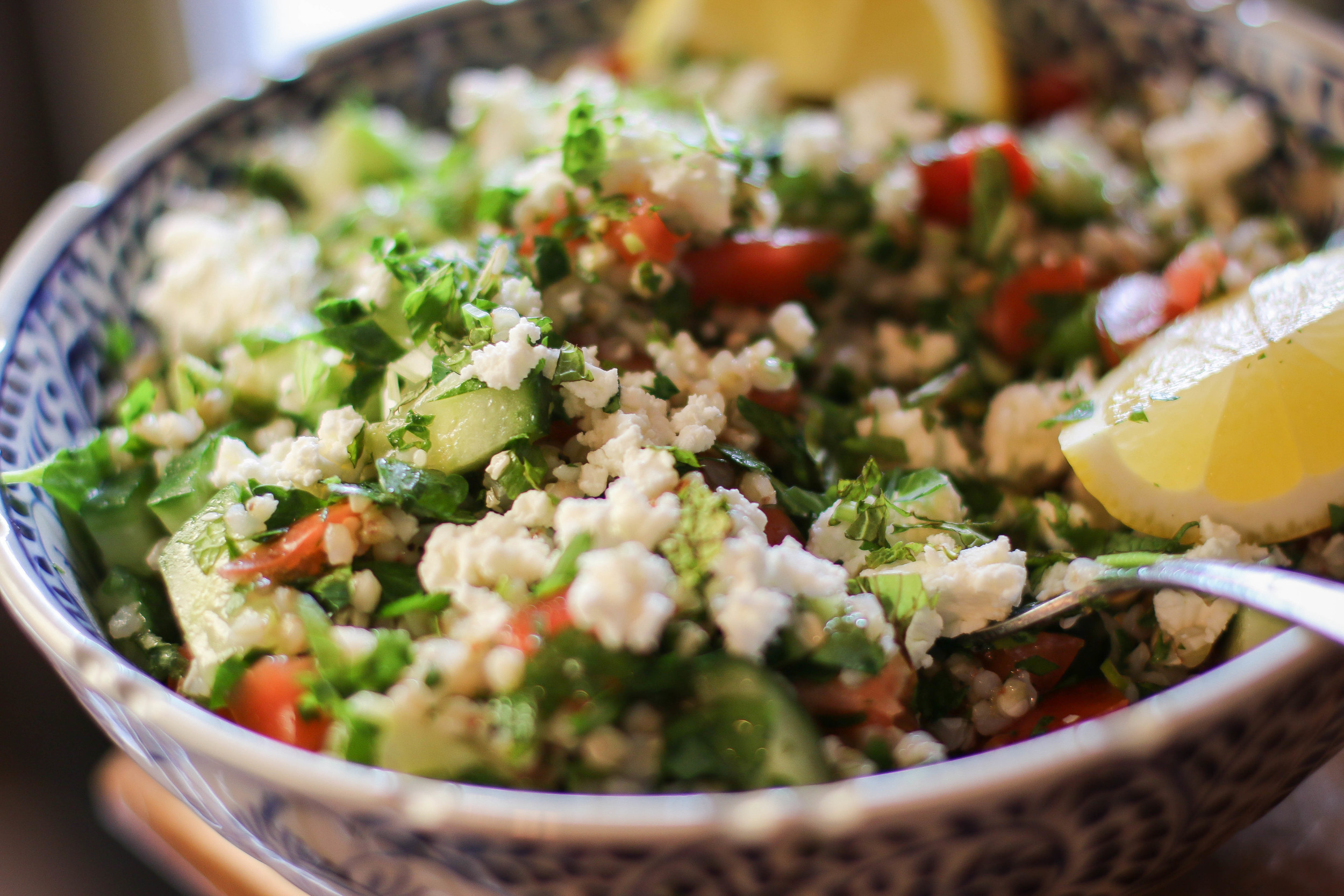 The Hungry Hounds— Buckwheat Tabbouleh with Goat Cheese