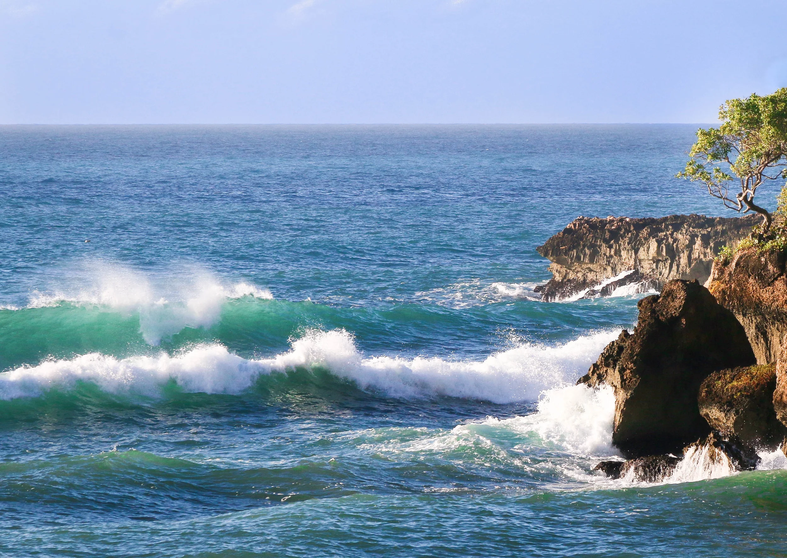 A cove outside Jacmel