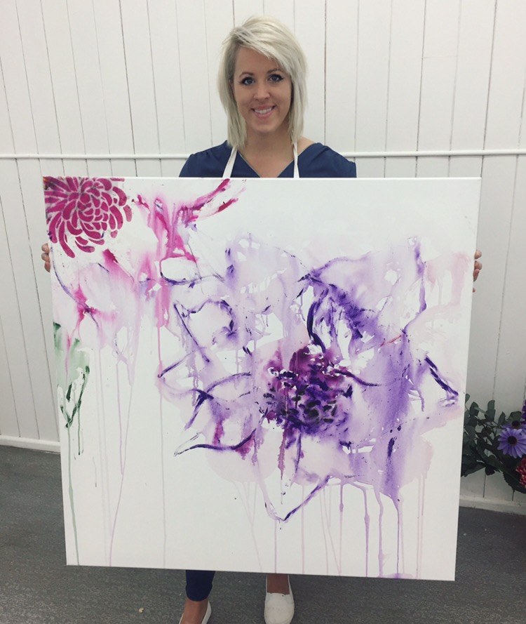 Zoe Baysting Thriving painting original 