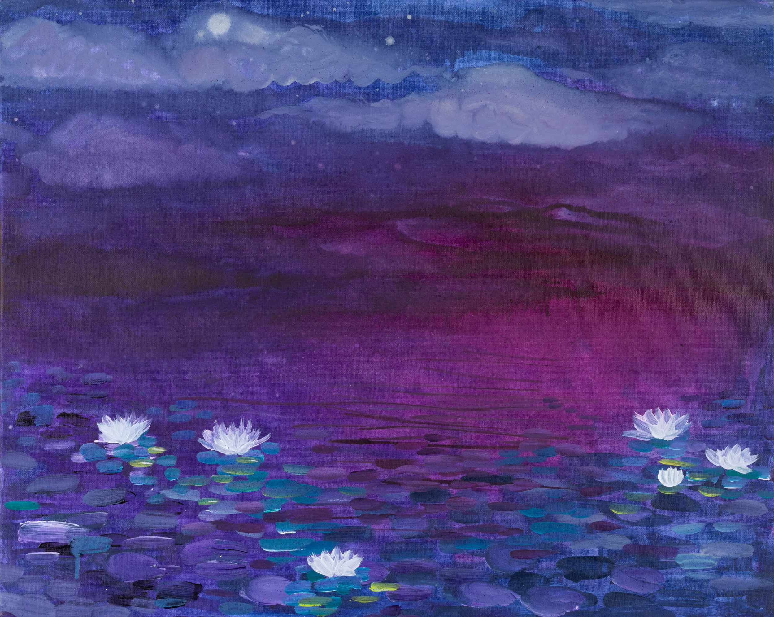 "Moons &amp; Junes" (Original Painting) 76x61cm