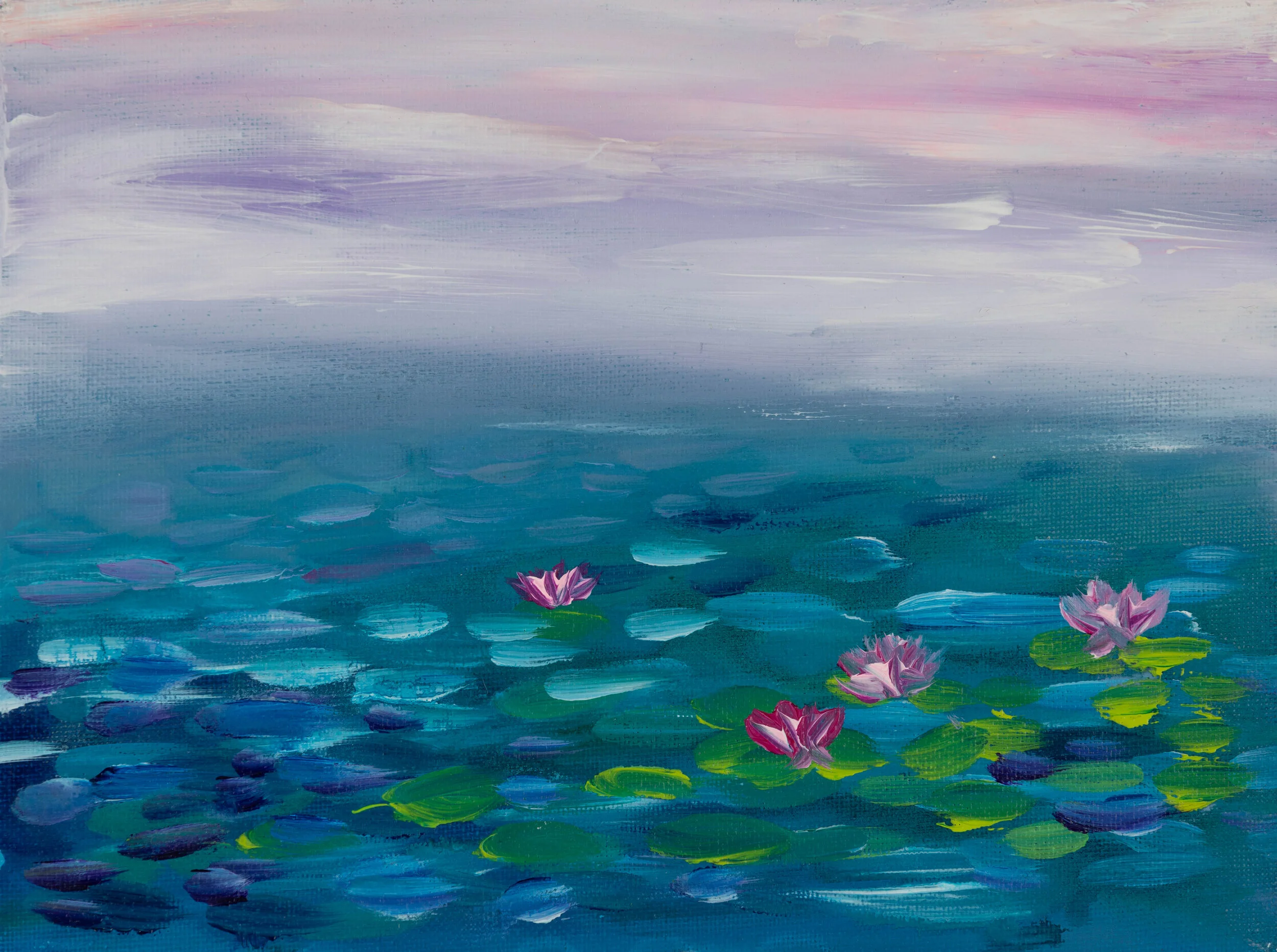 "Weary, happy still" (Original Painting) 48x41cm