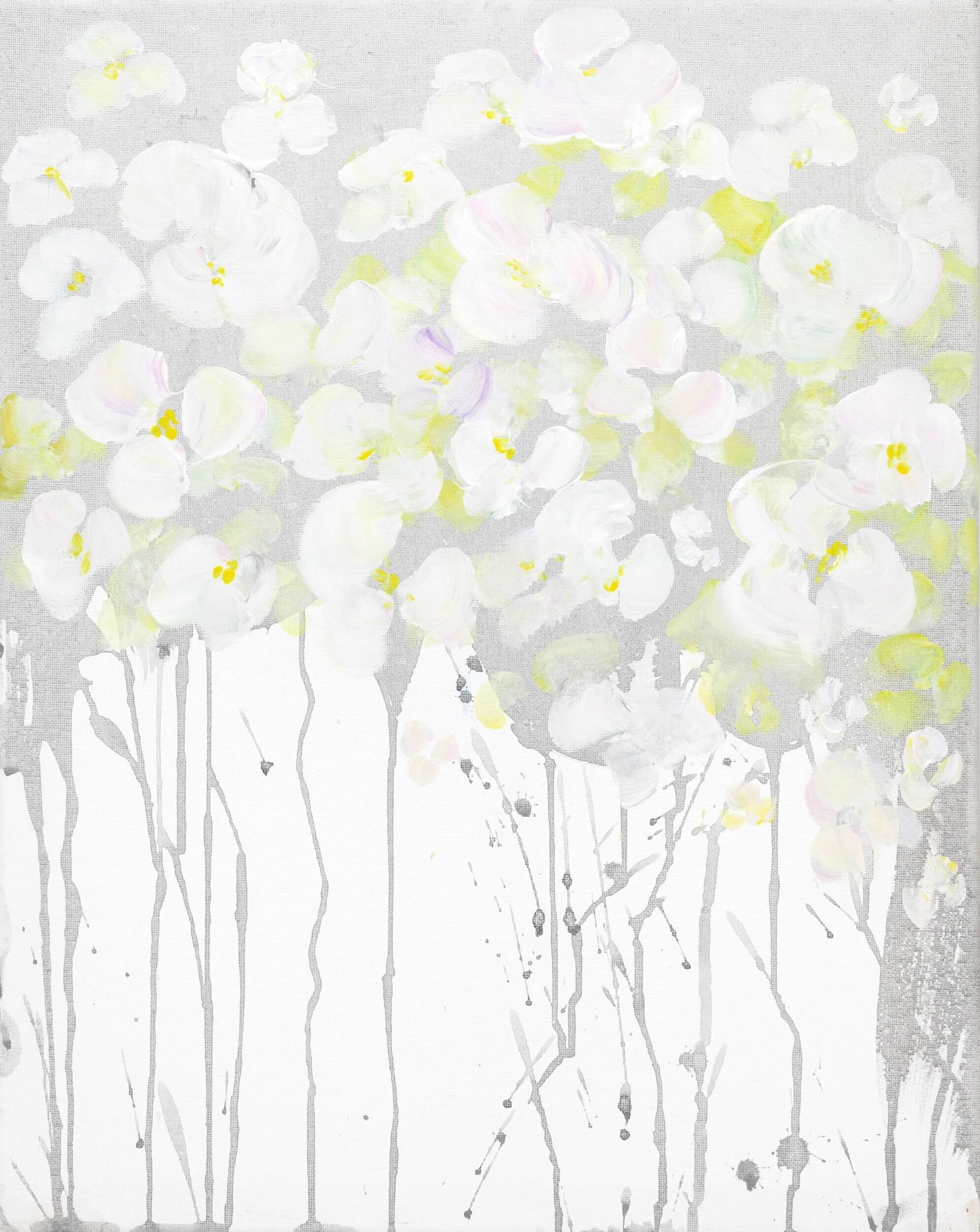 "my heart is white" (Original Painting) 68x58cm