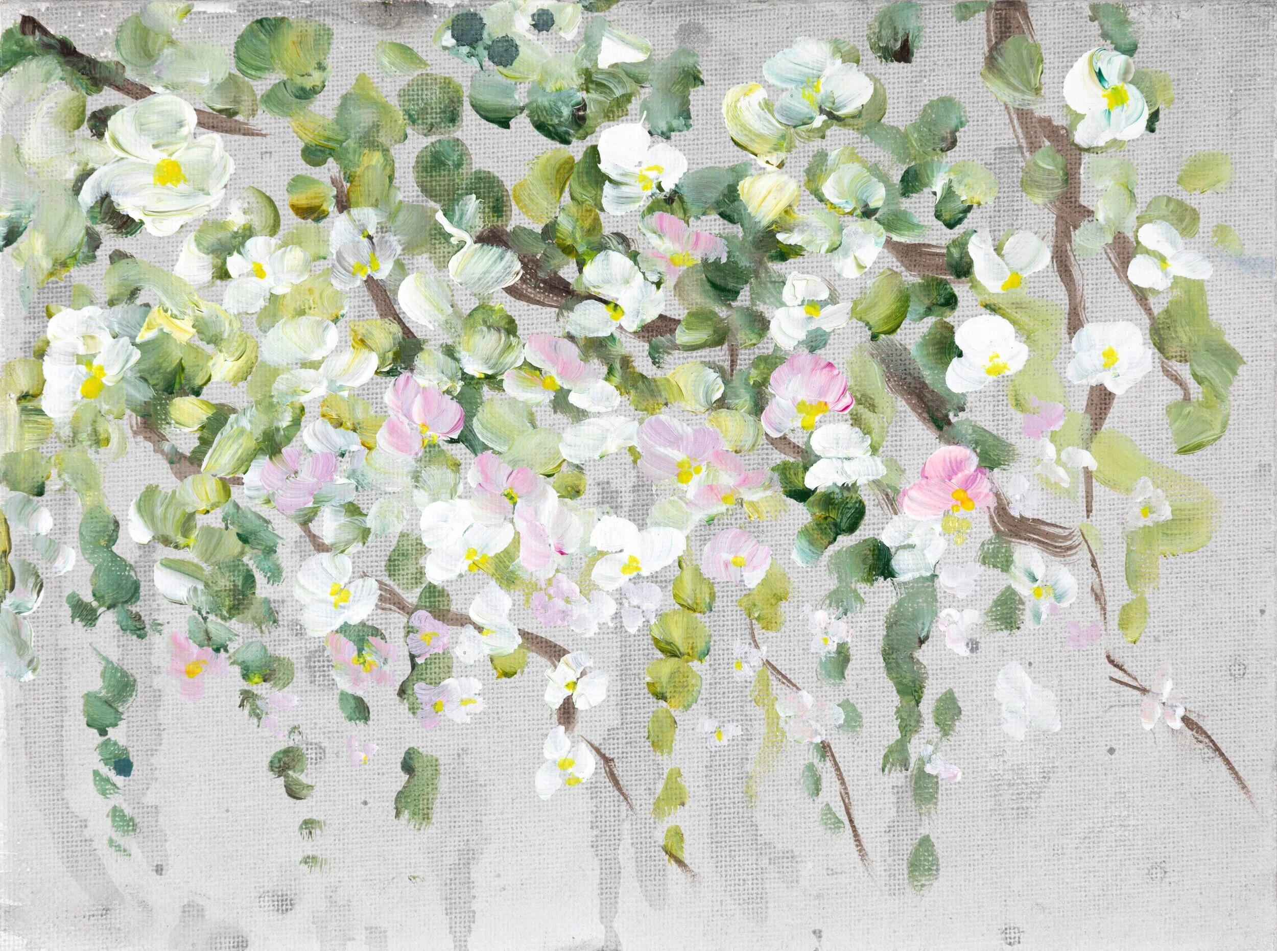 "Burden, in time" (Original Painting) 48x41cm