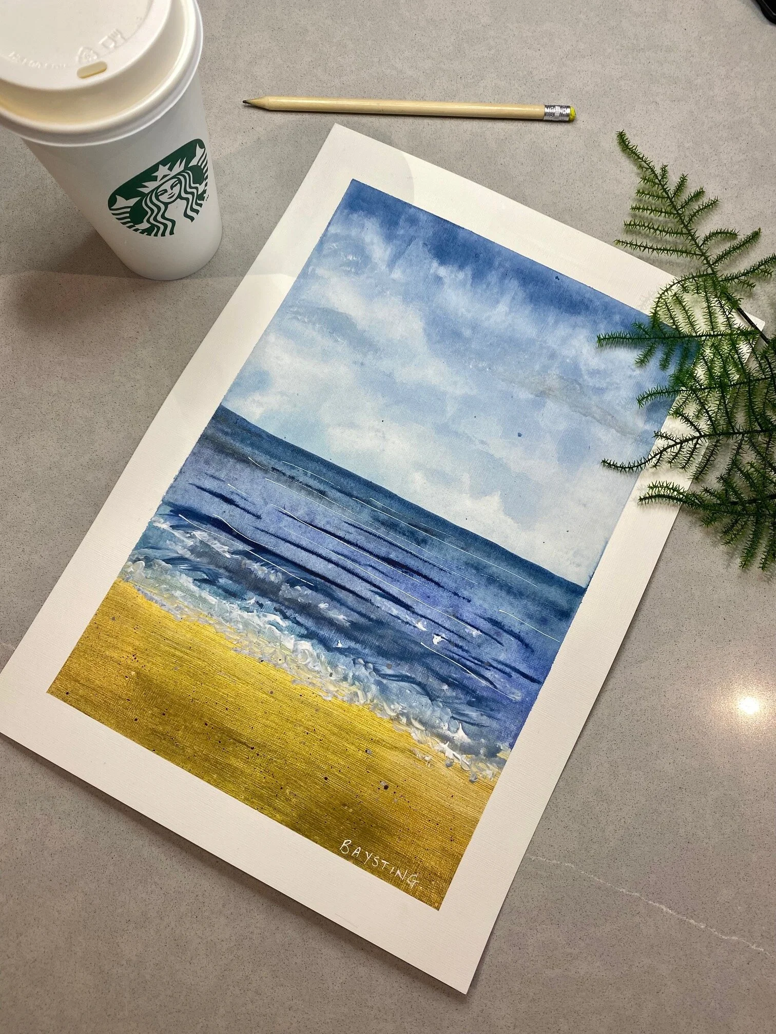 "Northbound Self Care" (original painting)