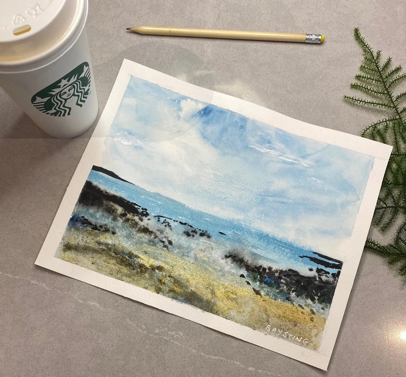 "Constant as a Northern Star" (original painting)