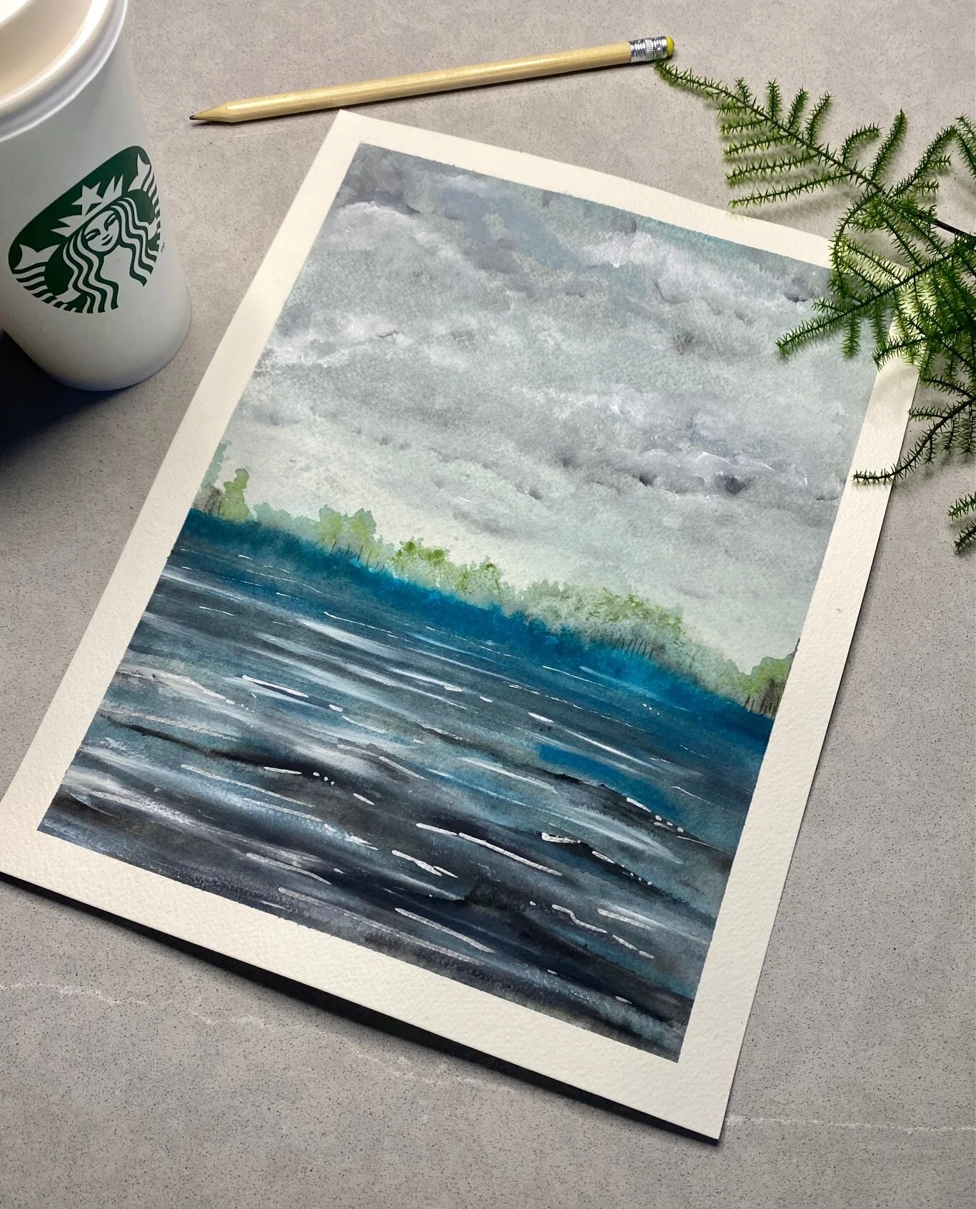 "So here we are.." (original painting)
