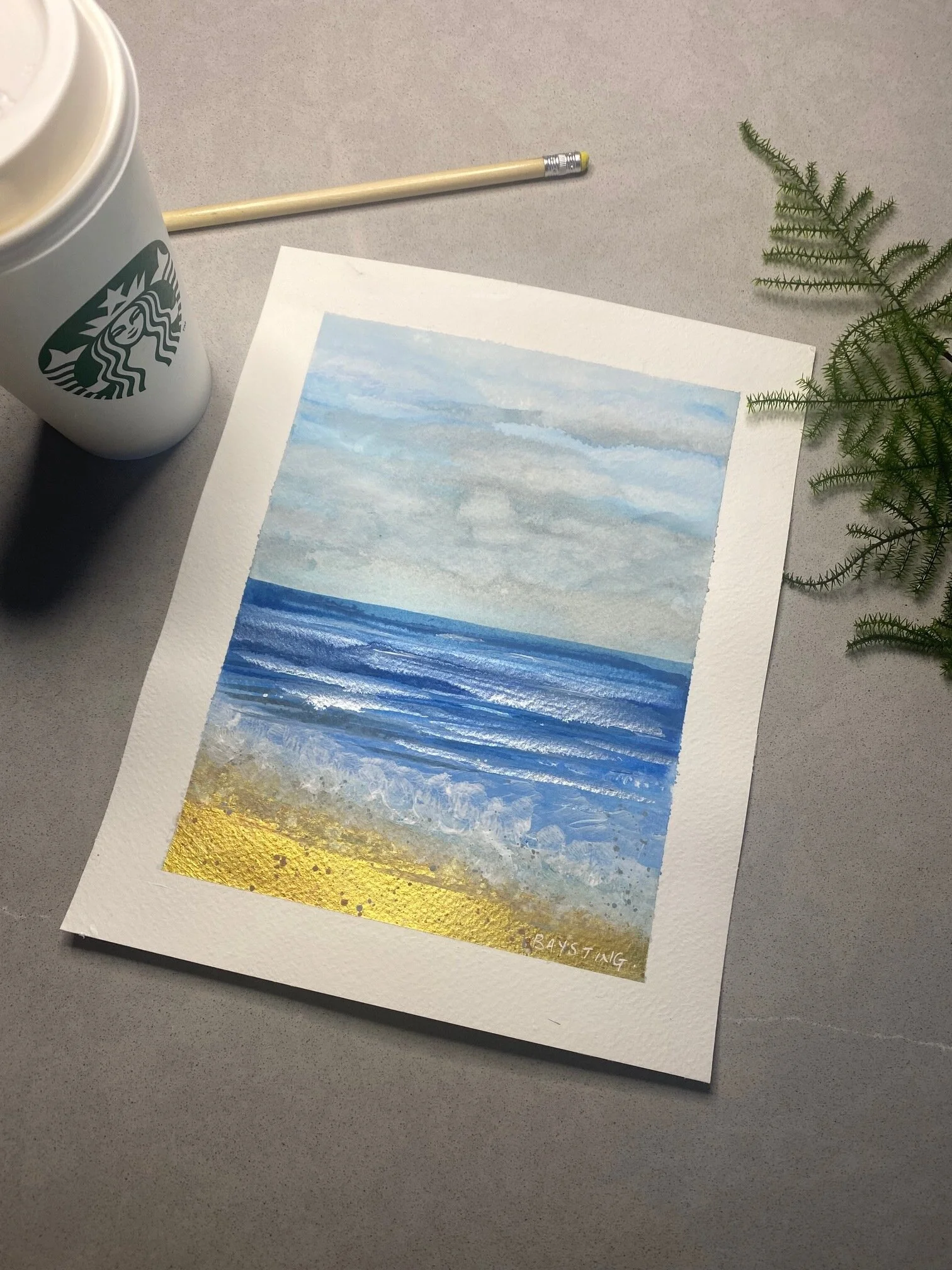 "No Man Is An Island" (original painting)