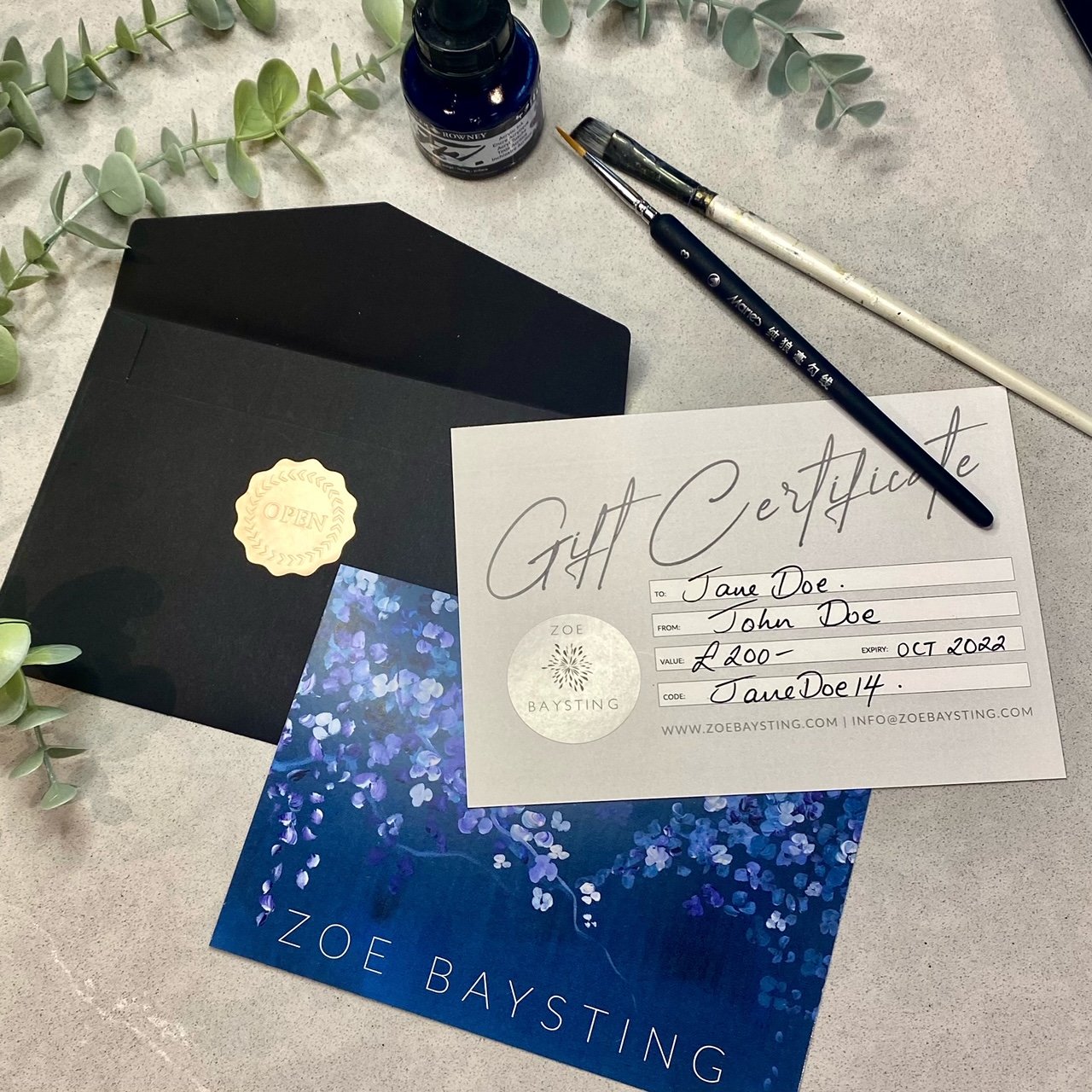 Gift Certificate - Personalised