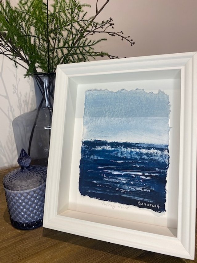 "Perfectly Heard.." - original framed painting