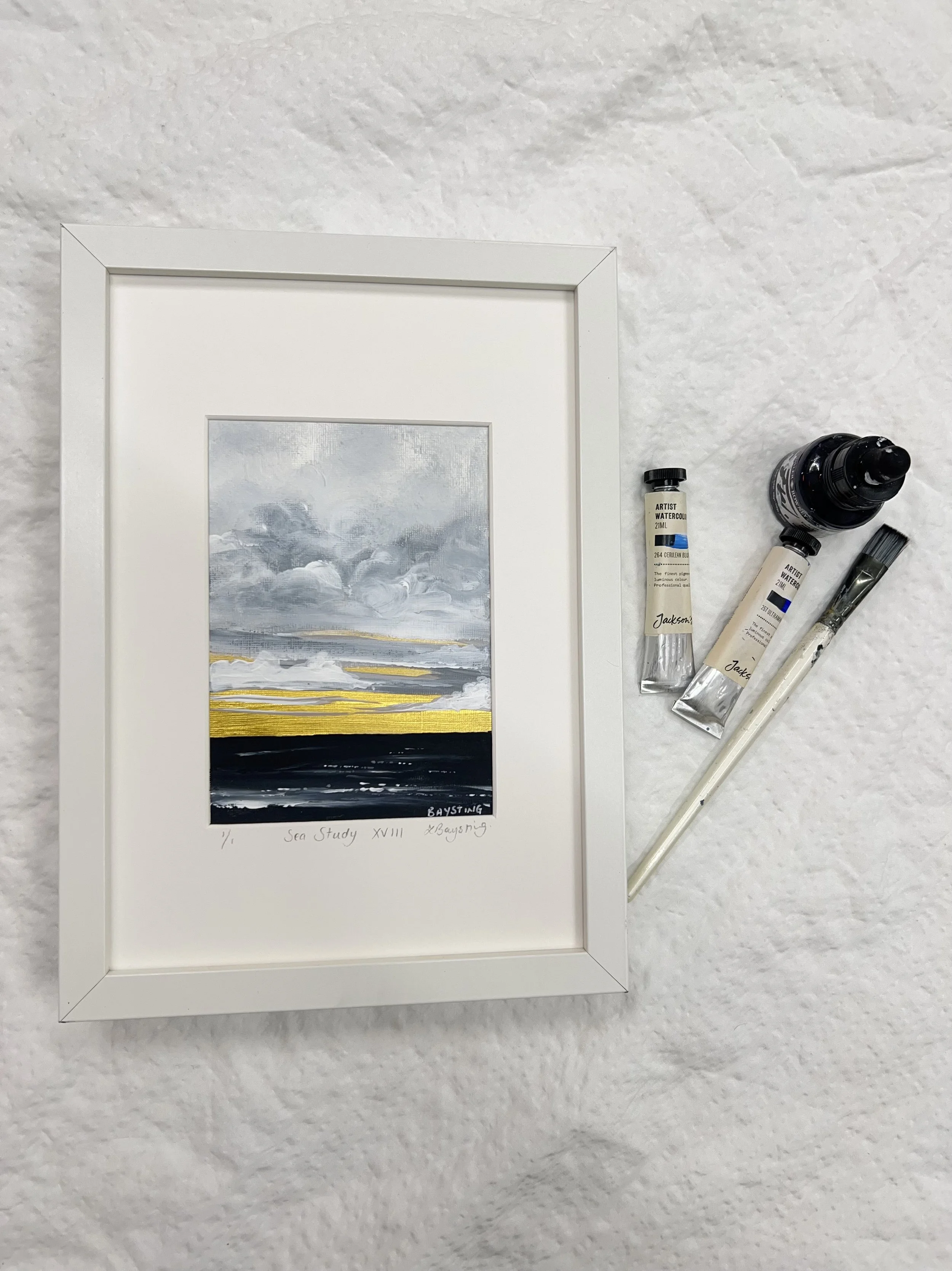 "Sea Study XVIII" - original framed painting (Copy) (Copy)