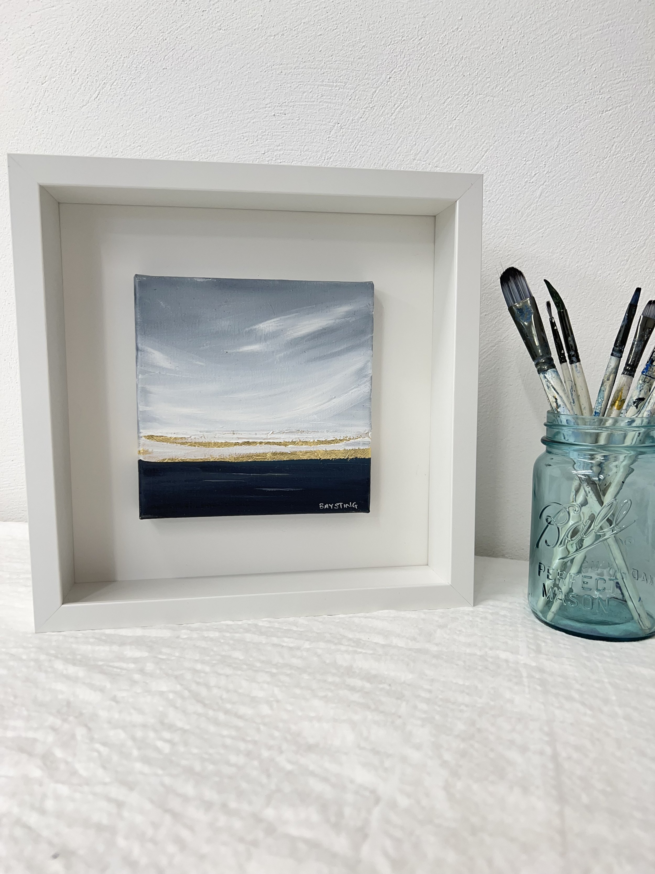 "Spinning Infinity..." - original framed painting