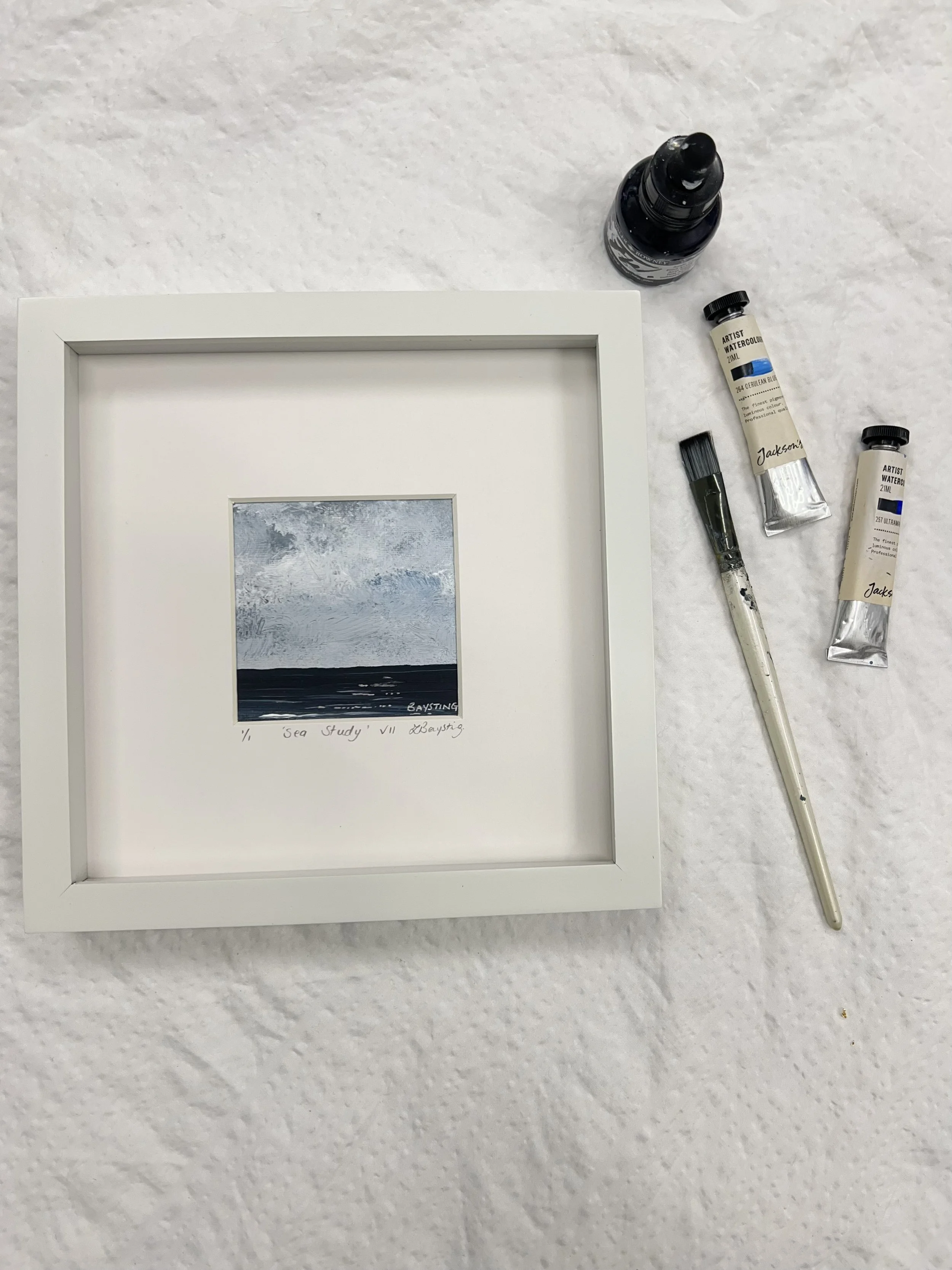 "Sea Study VII" - original framed painting