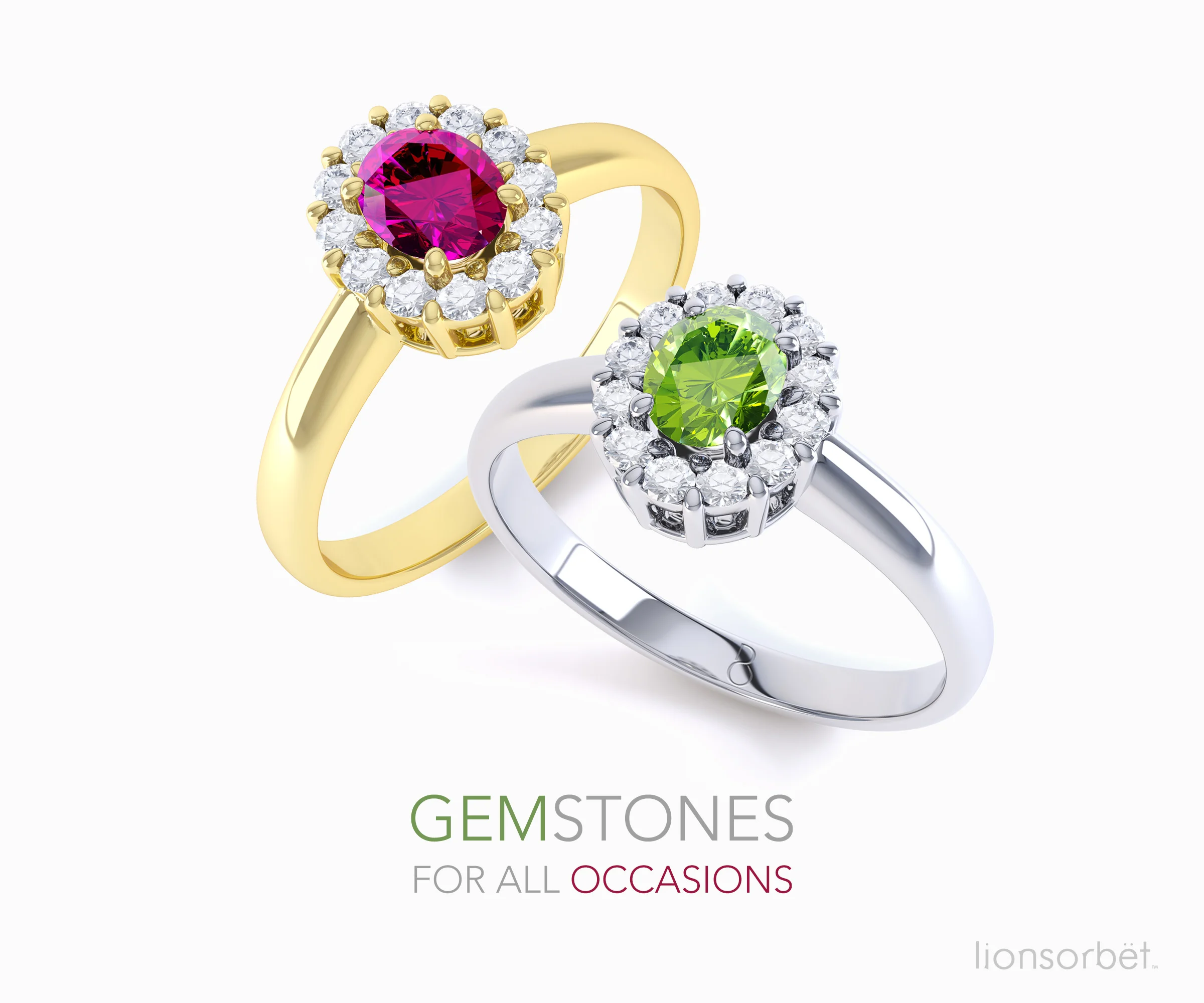 Gemstone showcase for www.diamond-boutique.co.uk