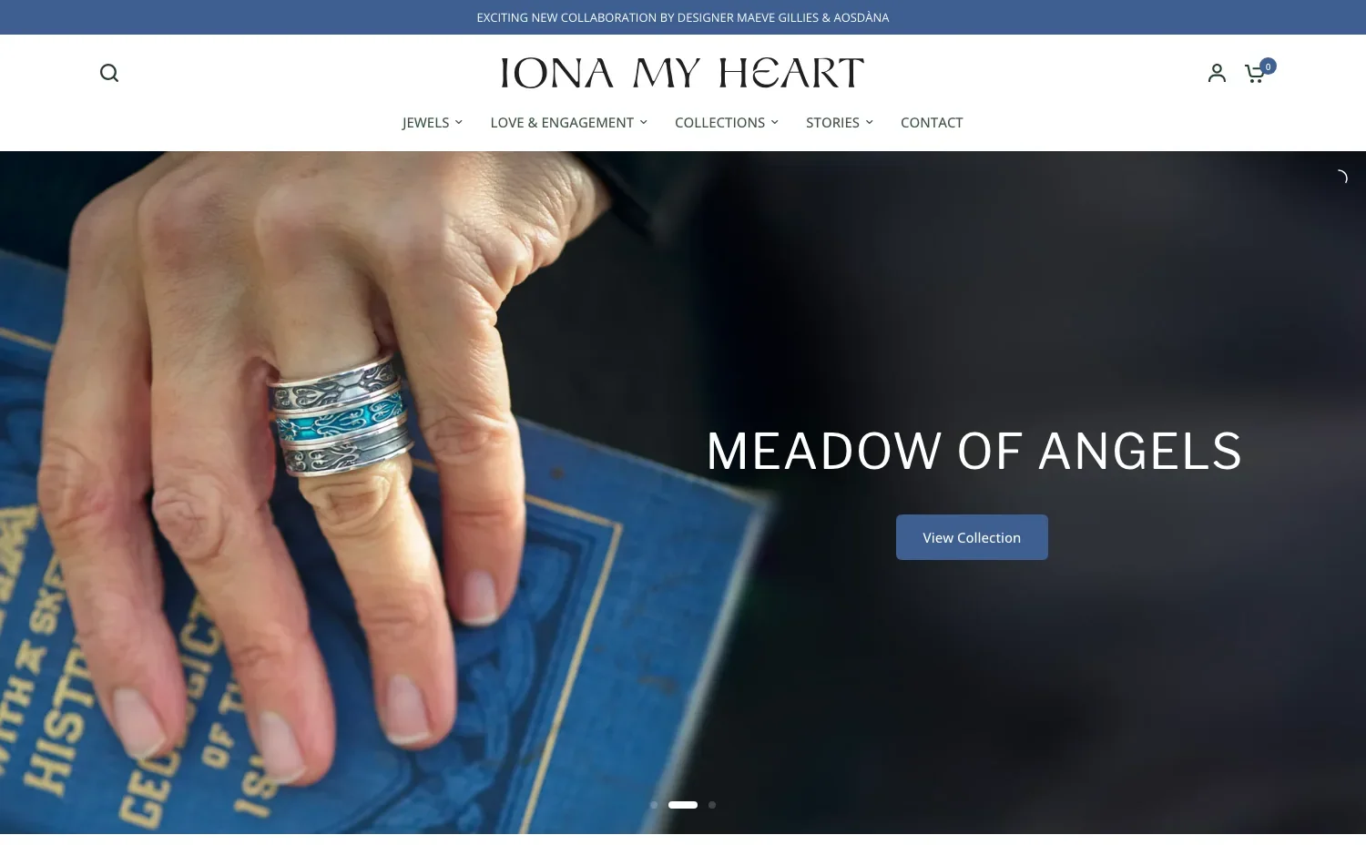 iona my heart Jewellery Website Design