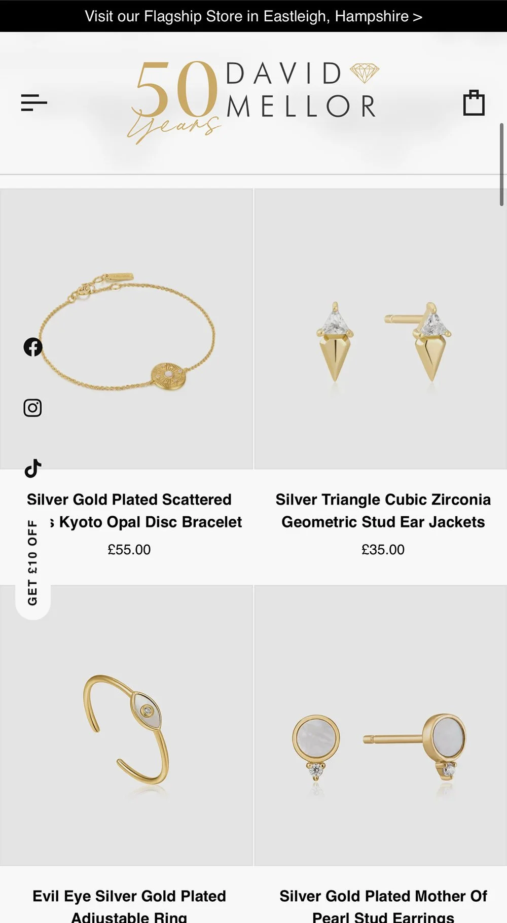 David mellor jewellers shopify website design 1008