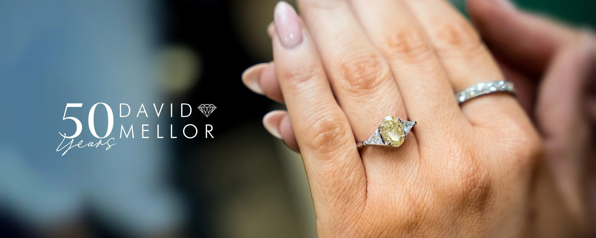 david mellor jewellers website design banner