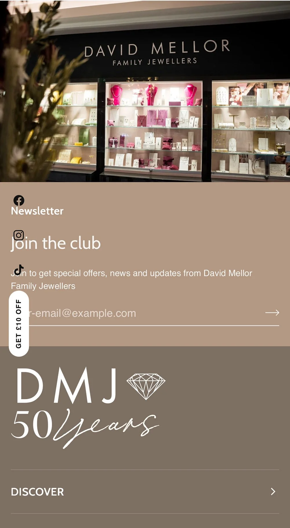 David mellor jewellers shopify website design 1007