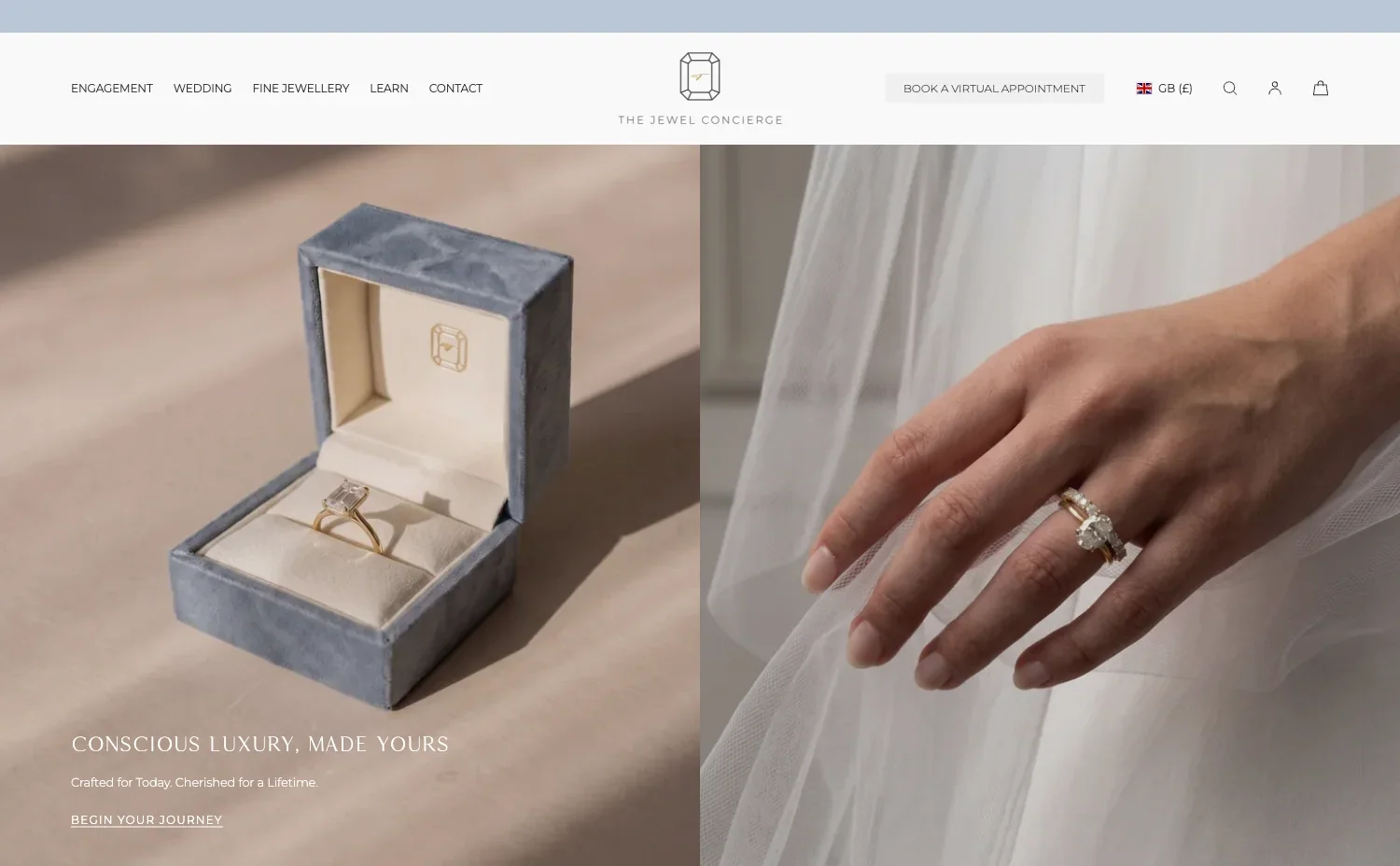 jewel concierge jewellery website design