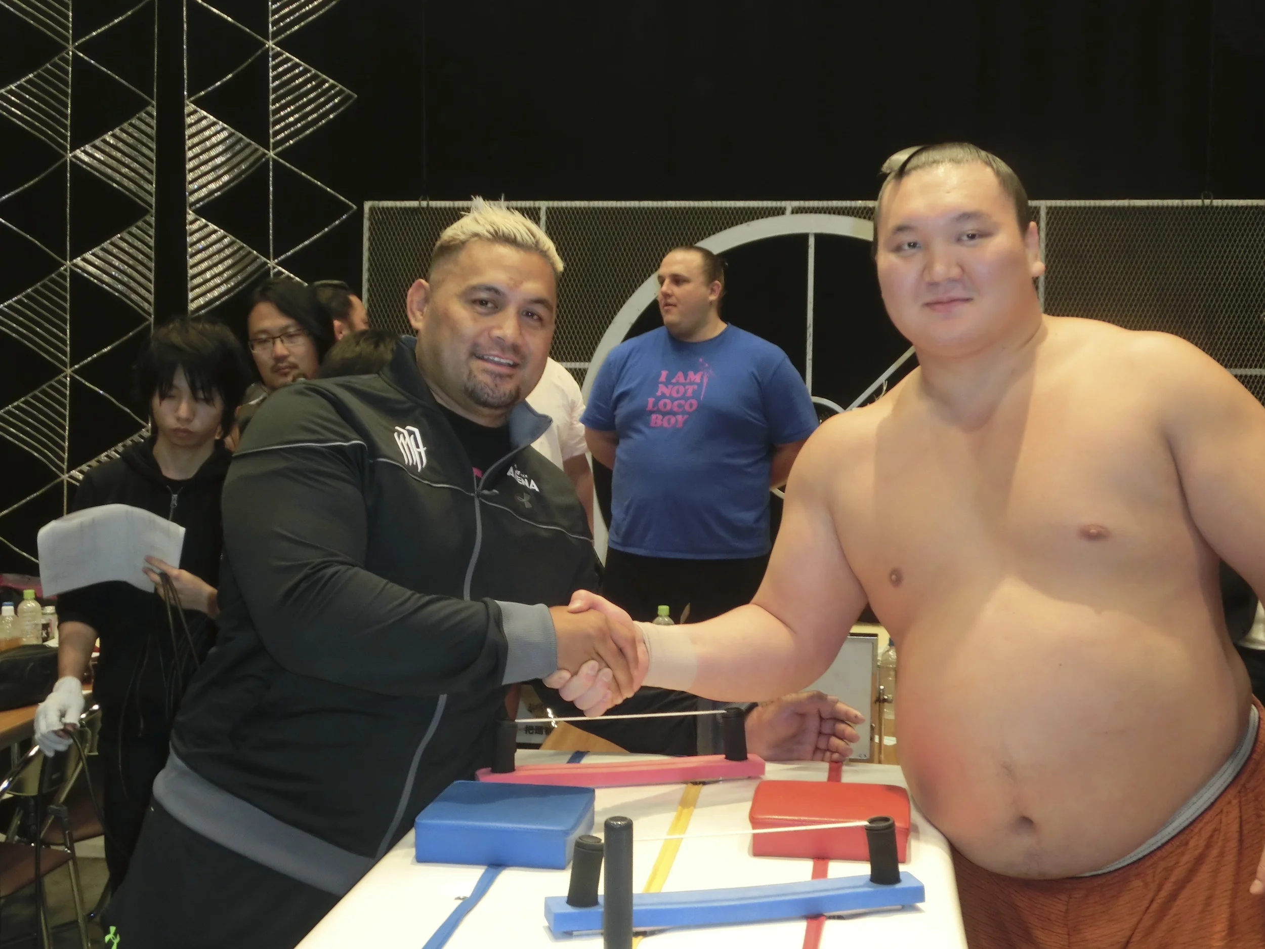Hakuho Yokozuna and Mark Hunt