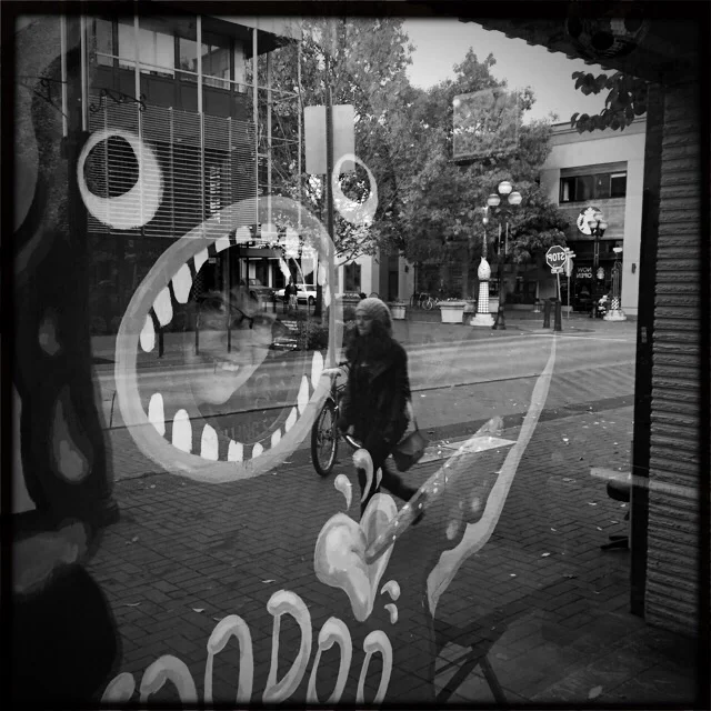 Andi at Voodoo Doughnuts 