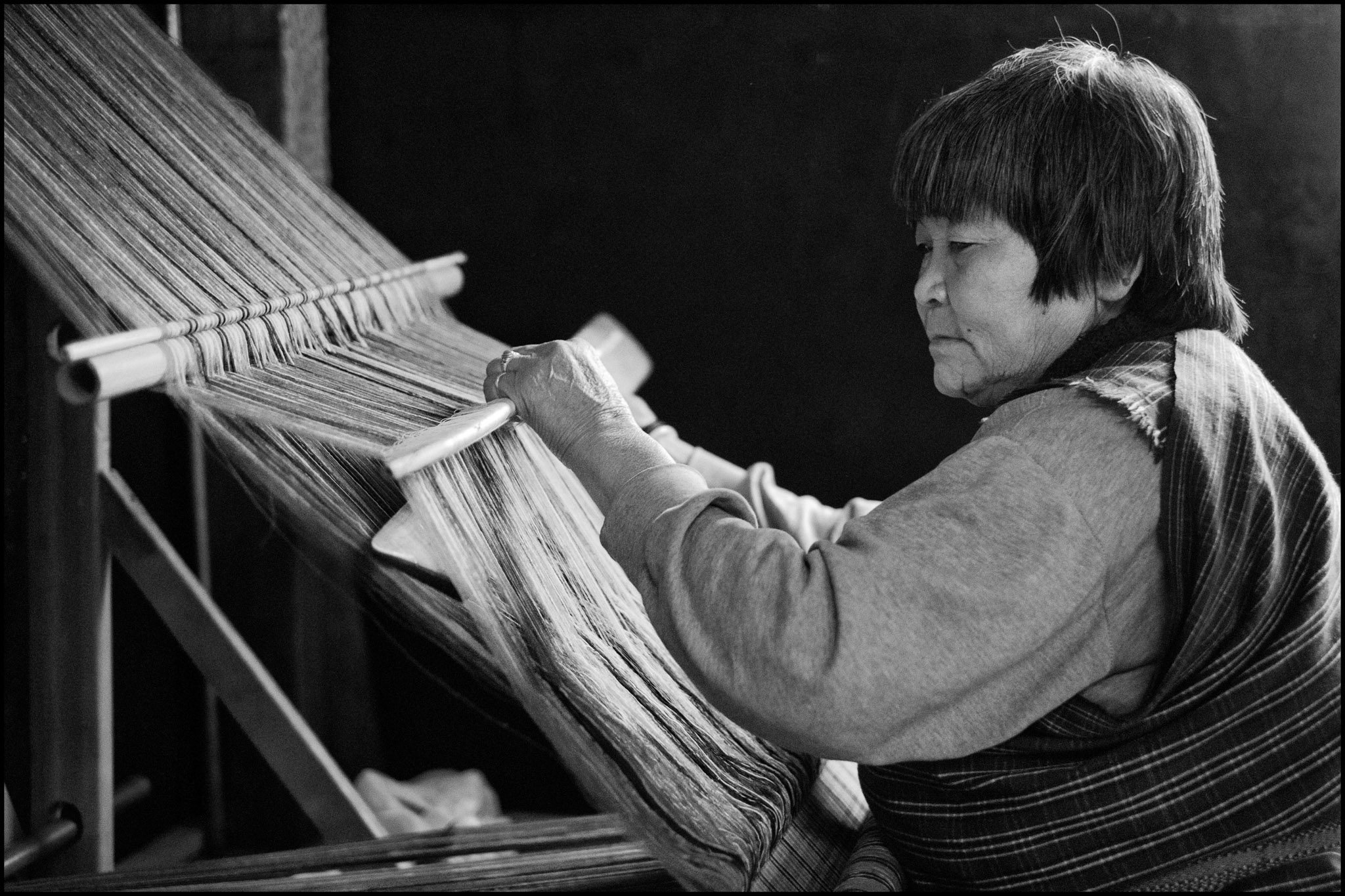 "At the Weaving Center" (Thimphu, Bhutan)