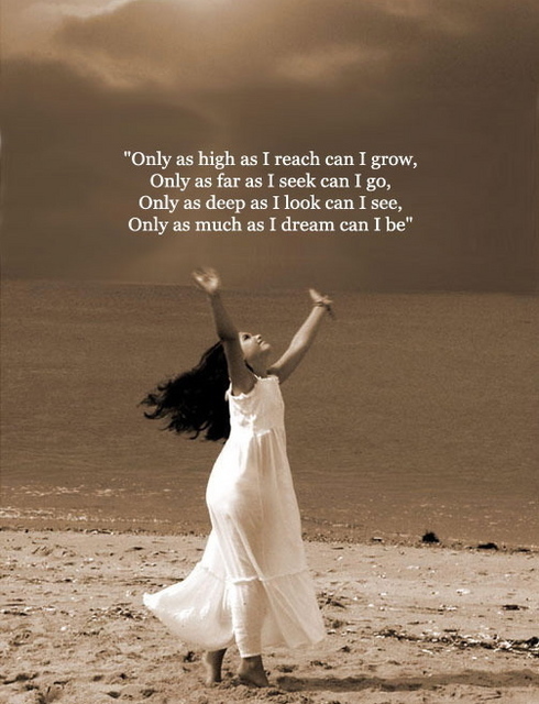 DAY 22 – INSPIRATION I think this means we can do anything, we can make dreams come true J