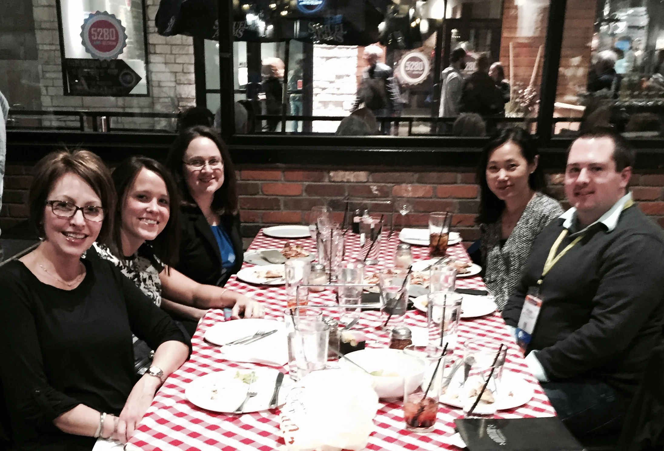 Grimaldi's pizza at ASHA, 2015