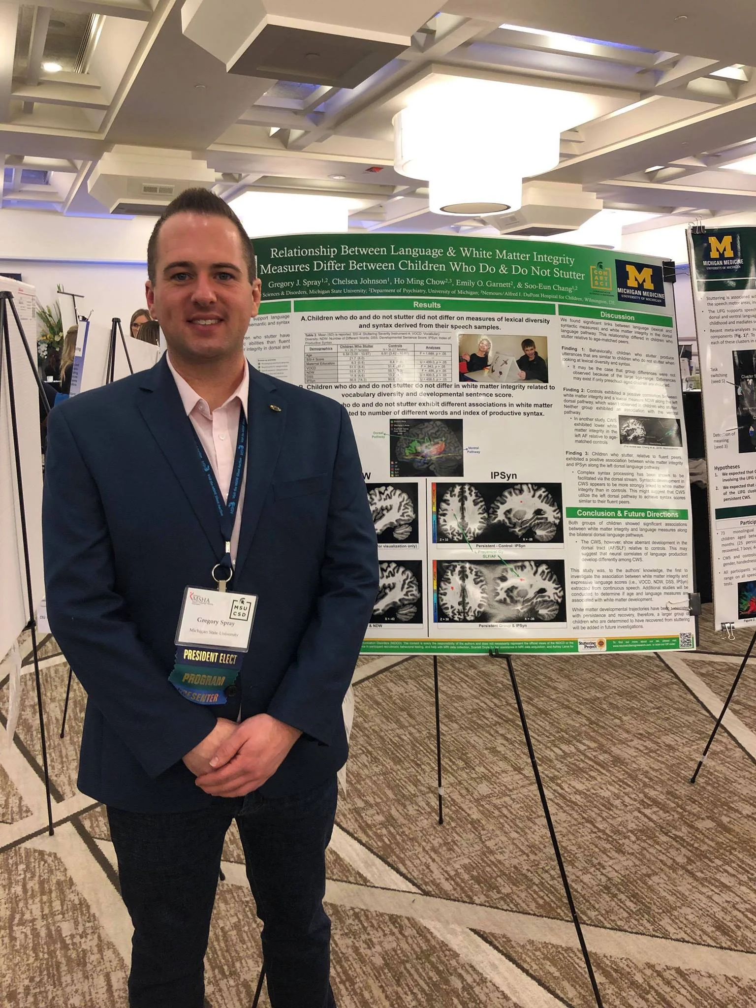 UM and MSU lab members presented on a variety of topics at MSHA.