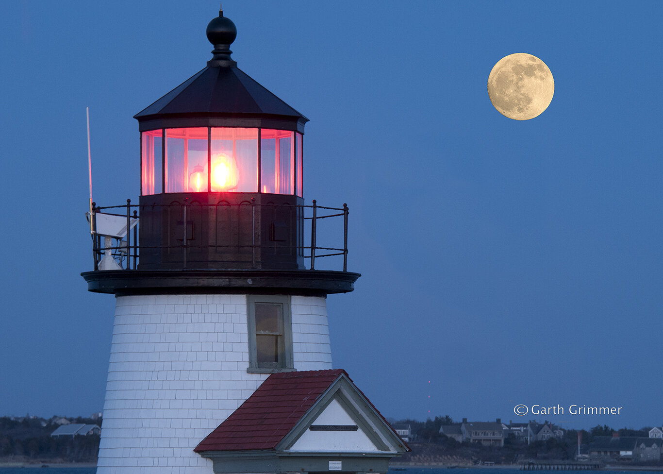 Moon at Brant Point