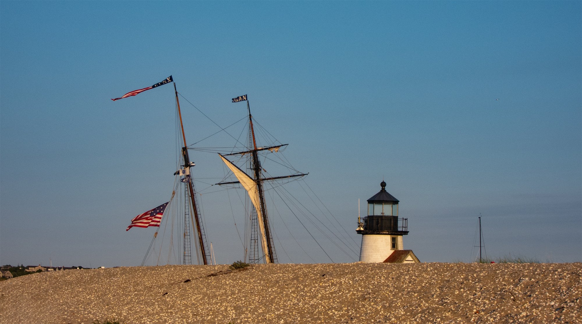 Lynx and Brant Point Lighthouse