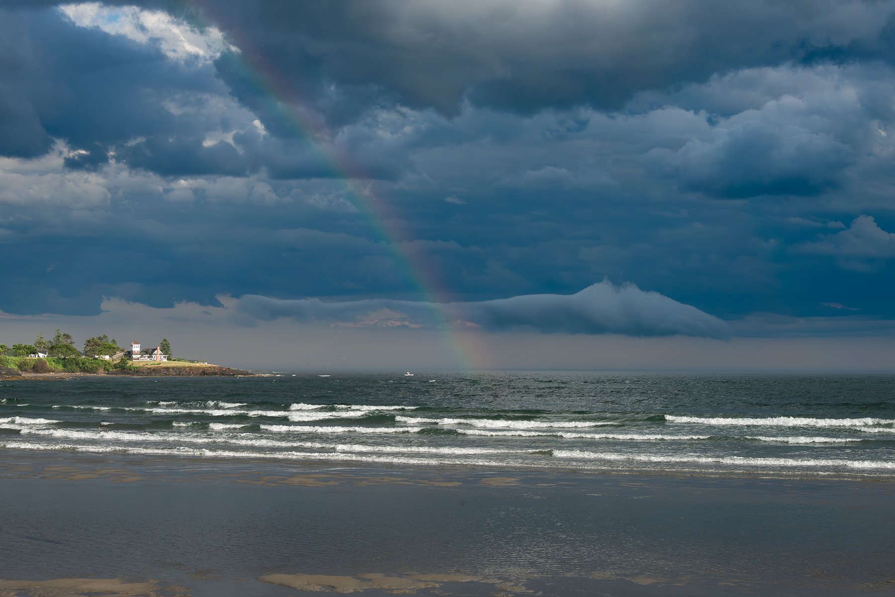 Rainbow Higgins beach