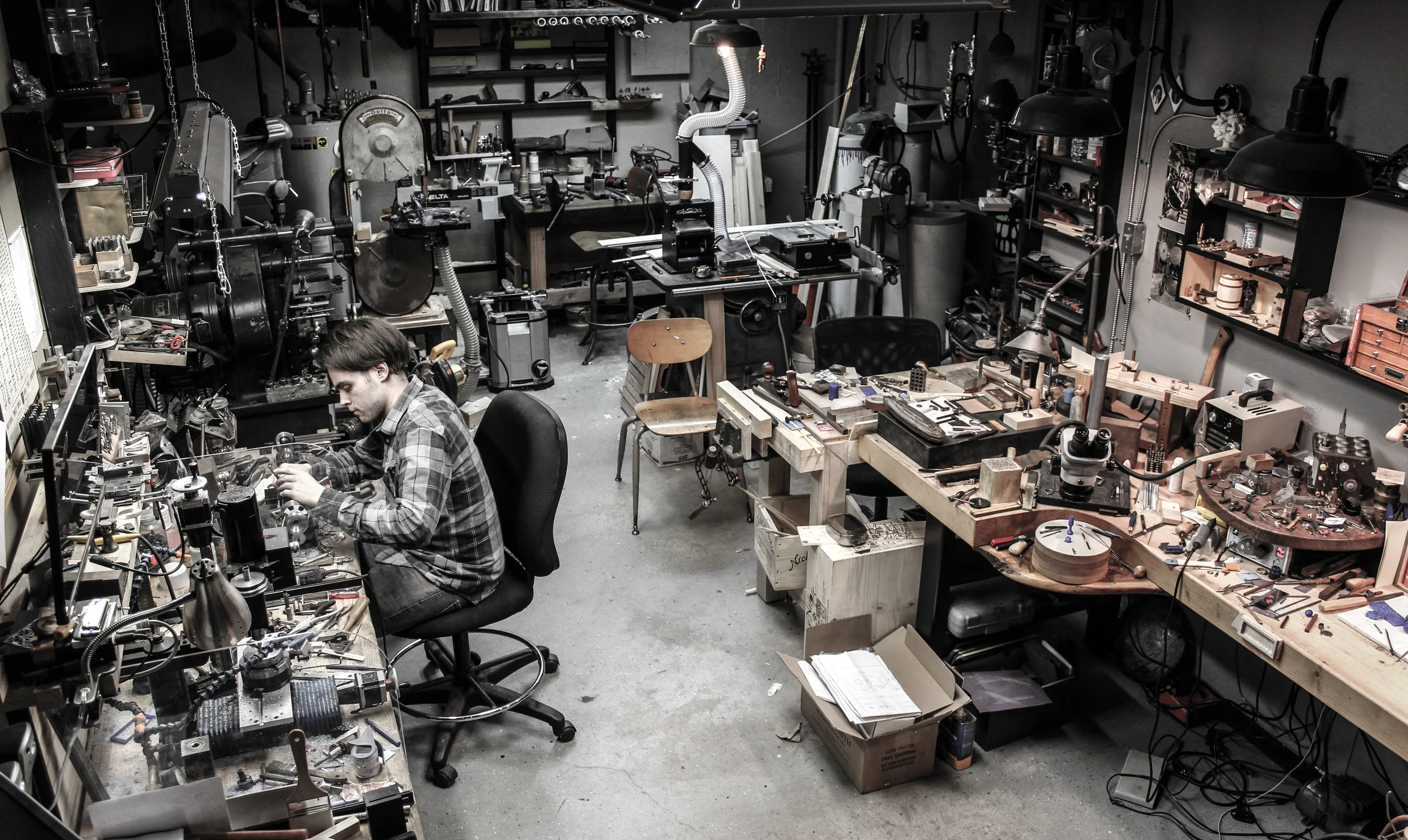 The current miniature making laboratory - January 2015