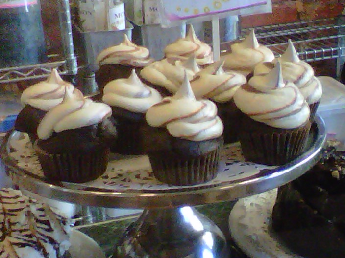 Chocolate Twirly Cupcakes