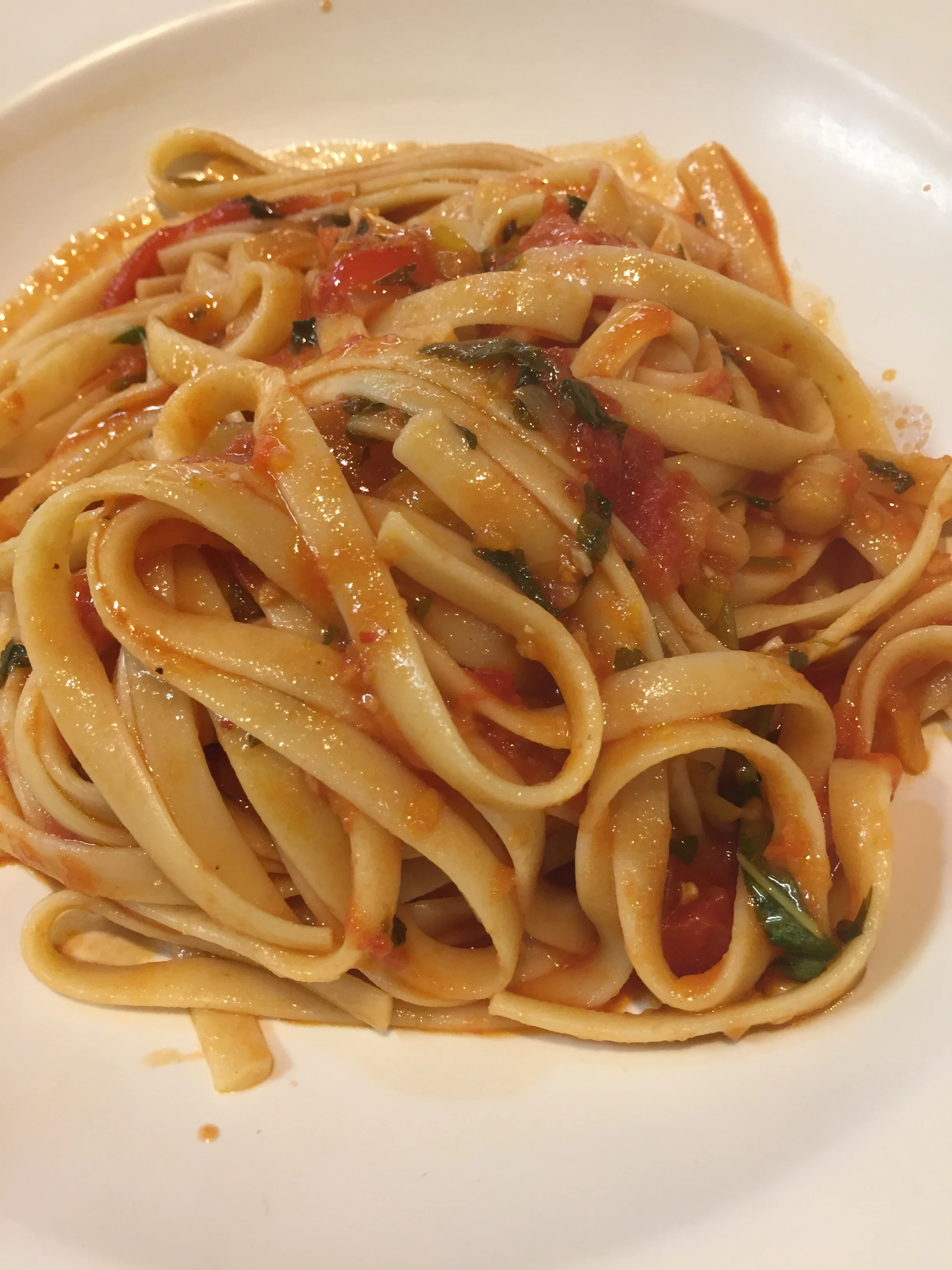 Fettuccine Peperonata, Vegan 