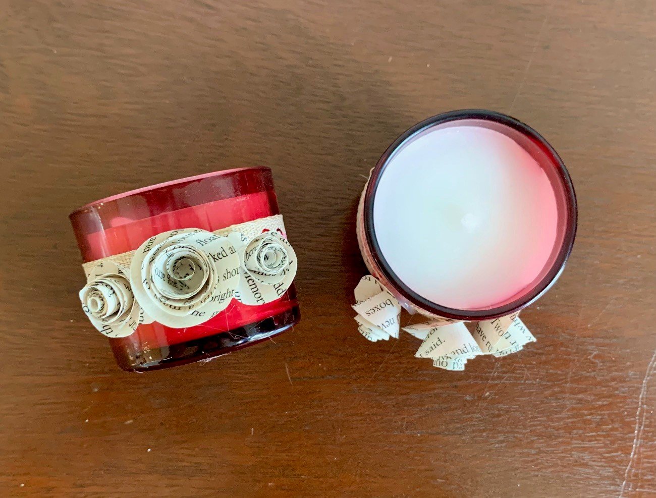 Flower candle $12