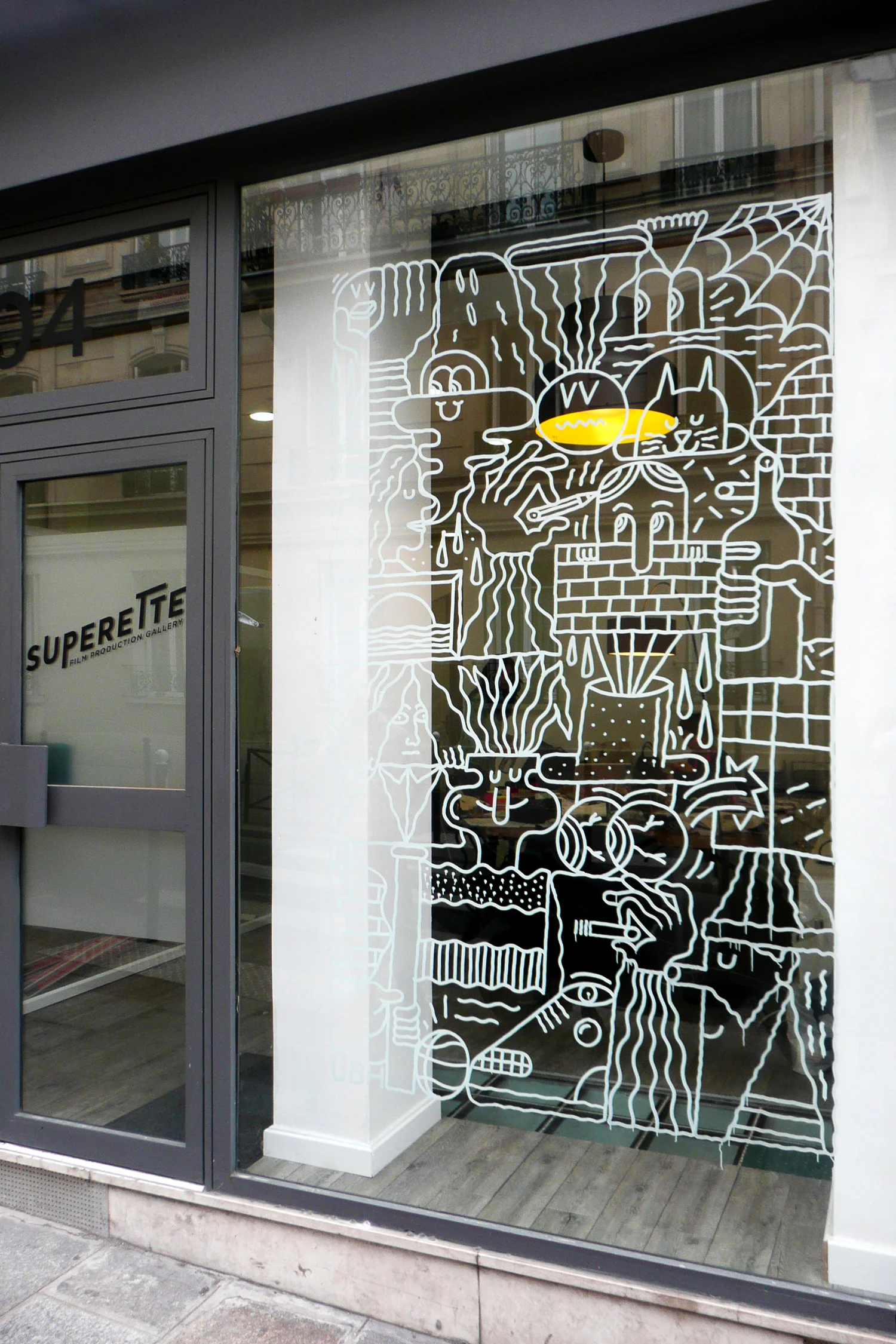 "the amsterdam invasion" exhibition at superette, paris 2014