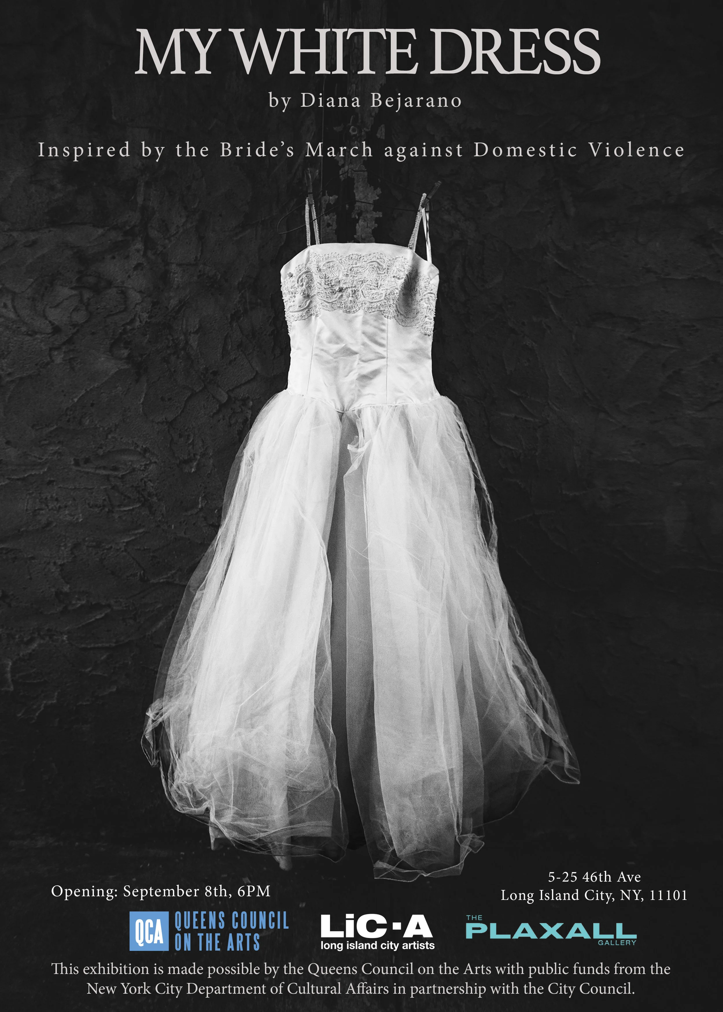 My White Dress exhibition at LIC-A Plaxall Gallery ---New York