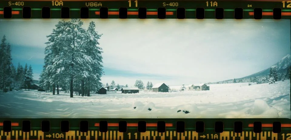 Flagstaff, AZ — Sprocket Rocket Panoramic Camera, 35mm film. Photo by Sarah Daniels.