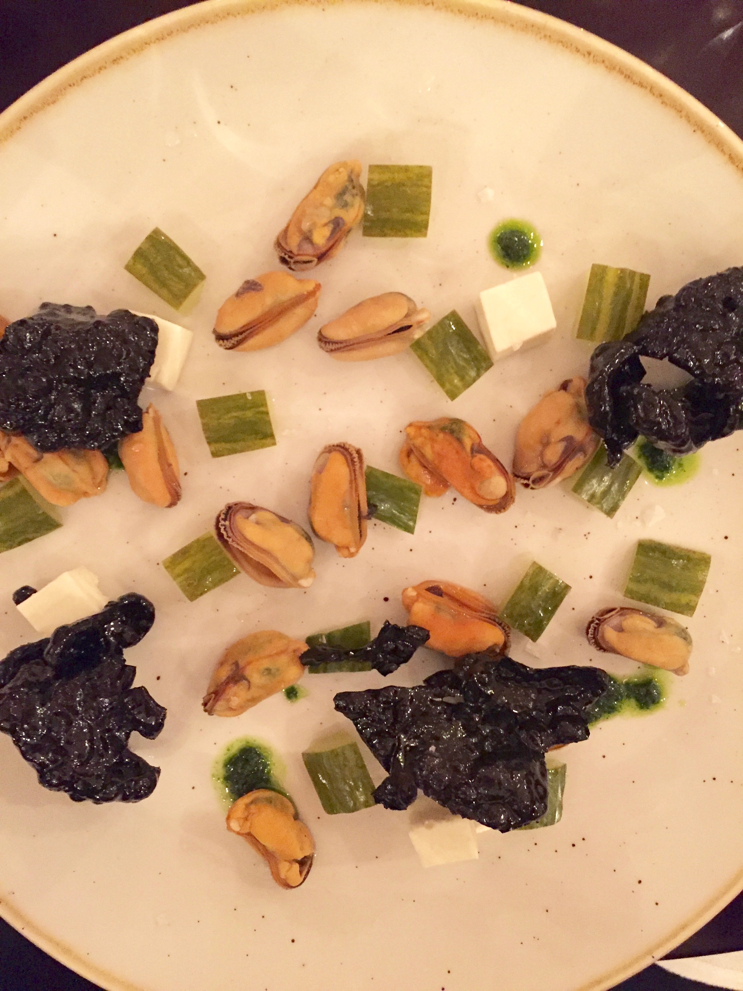 Deconstructed mussels