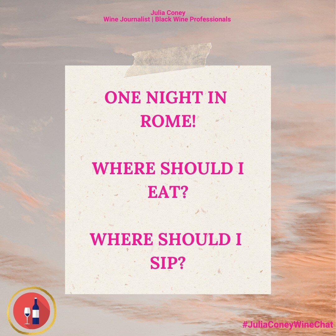 I was purposely off the 'gram for the past few weeks because of everything going on, adulting, and working. I needed a break. 

I'm back and headed to Italy this weekend with one day in Rome. I have a few suggestions from the always knowledgeable @yo