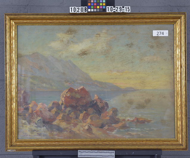Before Treatment - framed, under glass