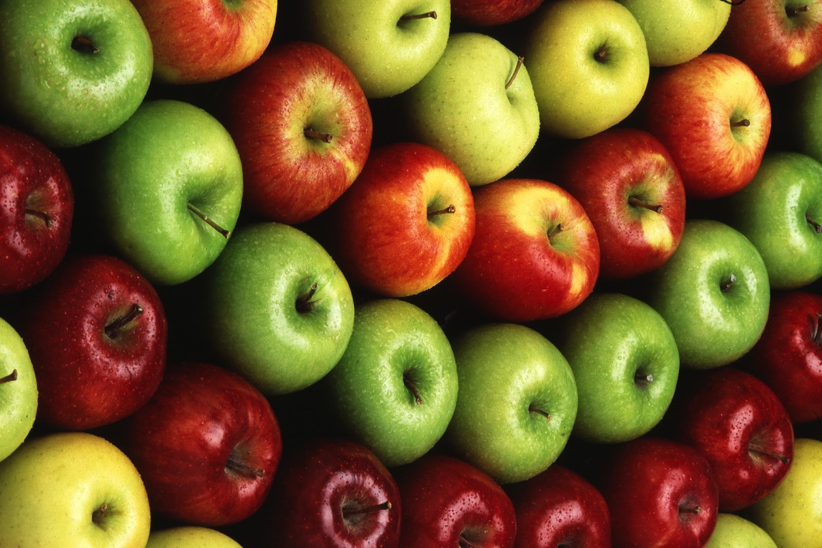 According to Wikipedia original apples come from Central Asia. There are multiple varieties of them native to Kyrgyzstan.
