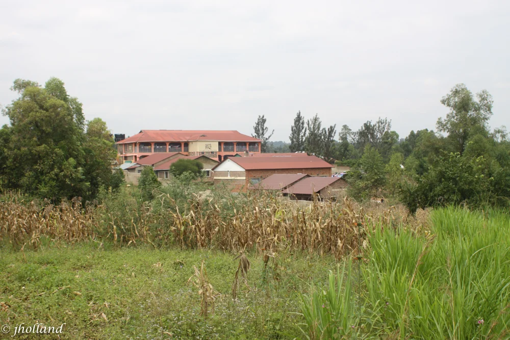 A hilltop view of Sam's Place from a neighbor's field.