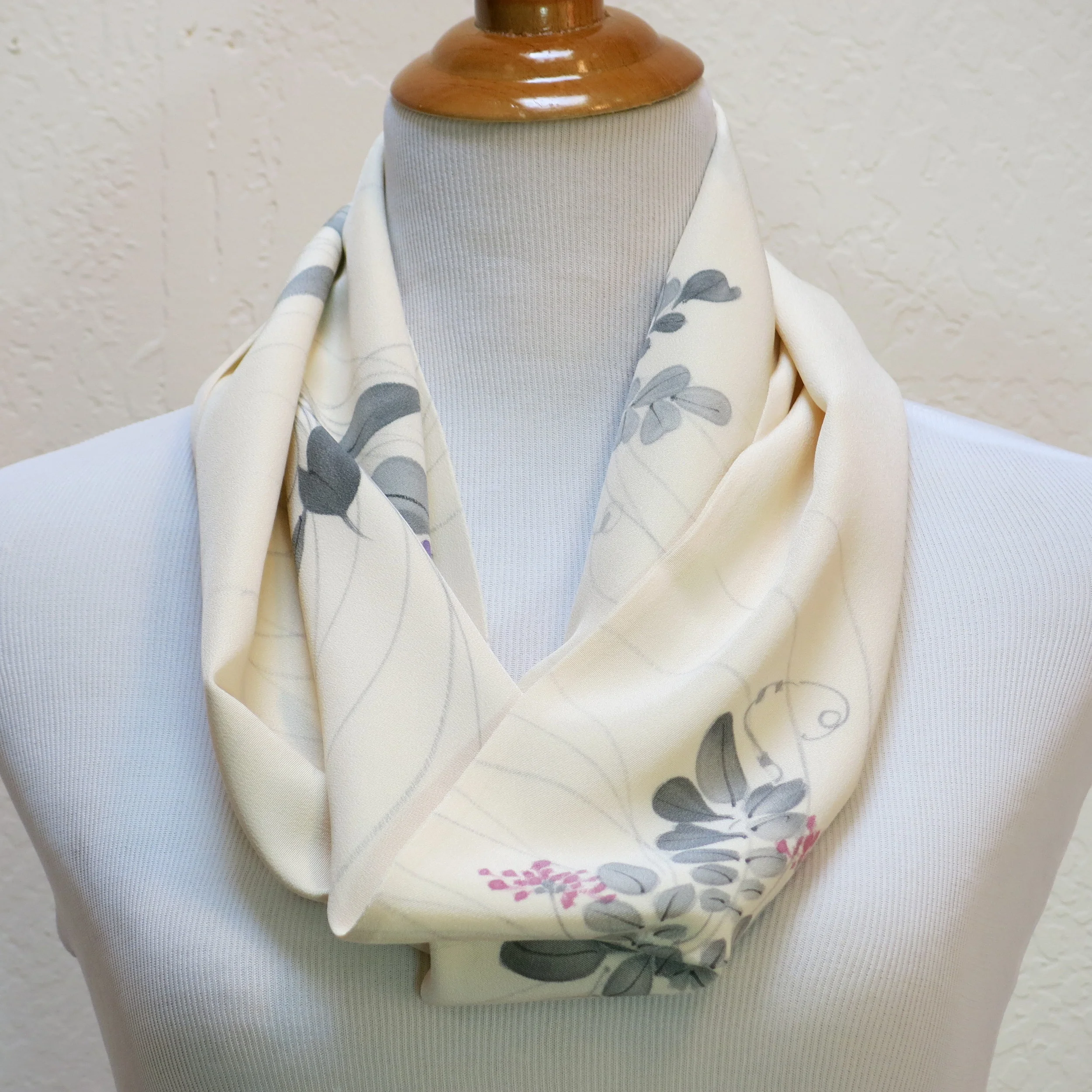 Sweet Botanicals Silk Infinity Scarf
