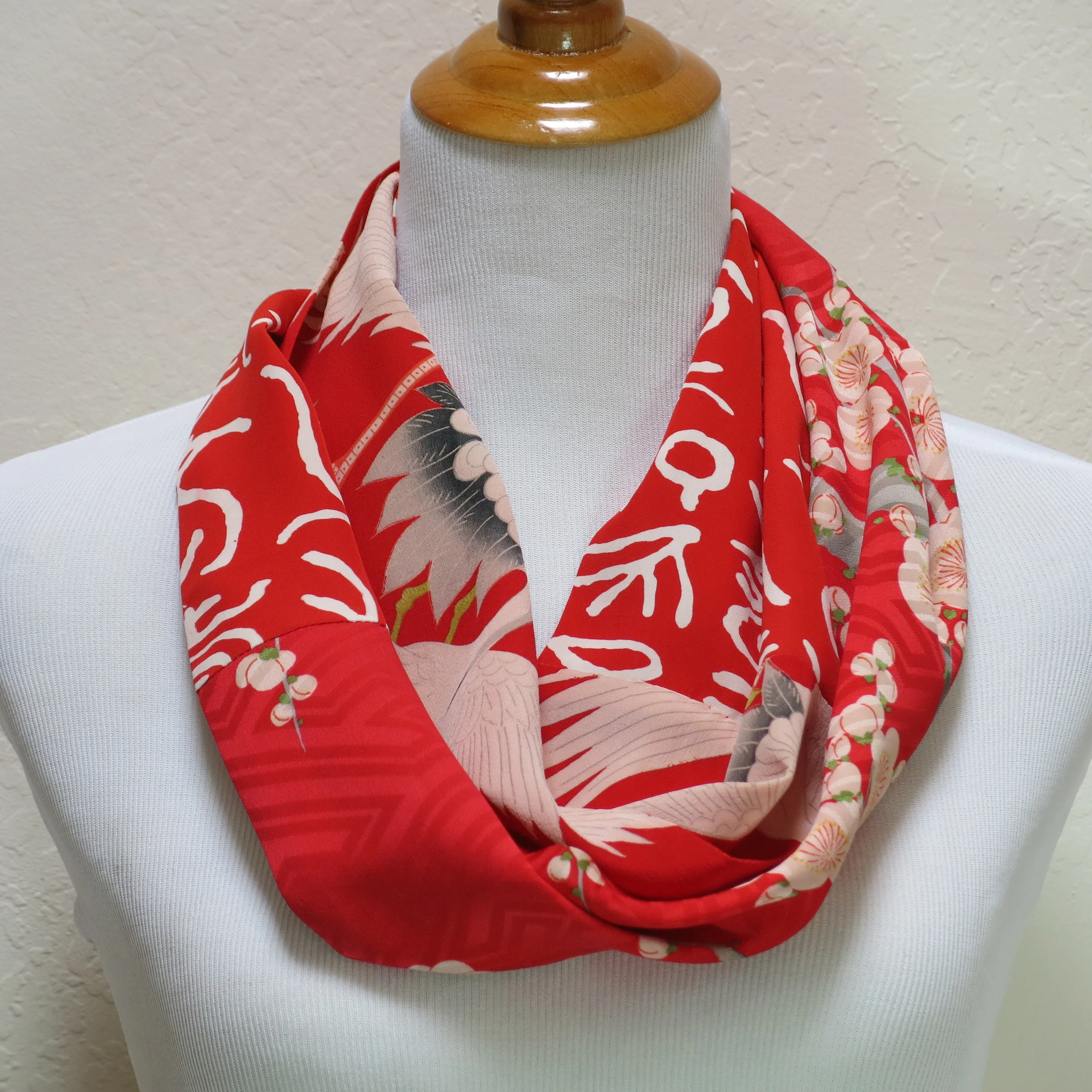 The Three "C"s Silk Infinity Scarf
