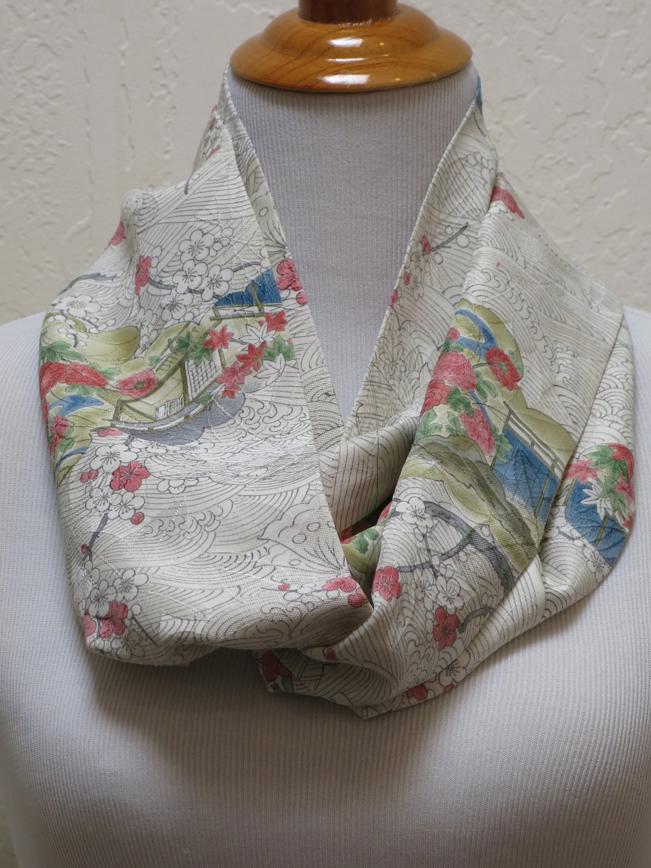 River House Silk Infinity Scarf