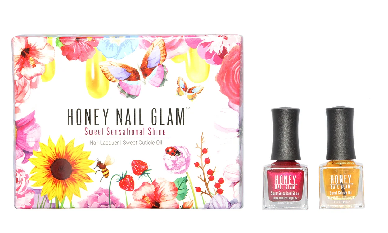 honey nail glam