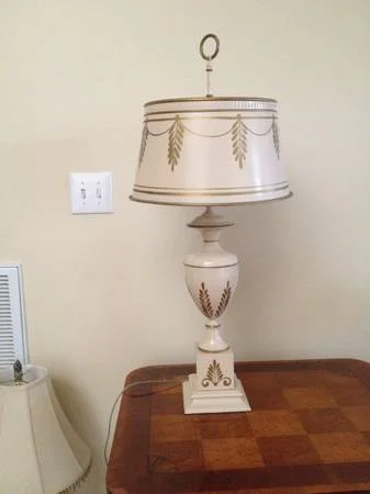 Antique Tole Lamp $40 - This is a great deal on a classic Tole lamp.